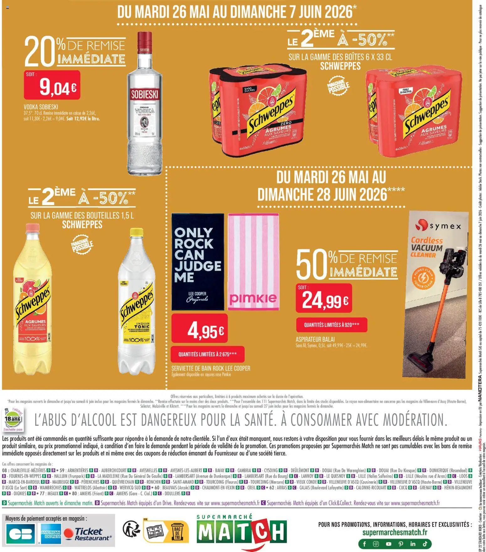 {H1} | Page: 20 | Produits: Vodka, Aspirateur, Aspirateur balai, Serviette de bain