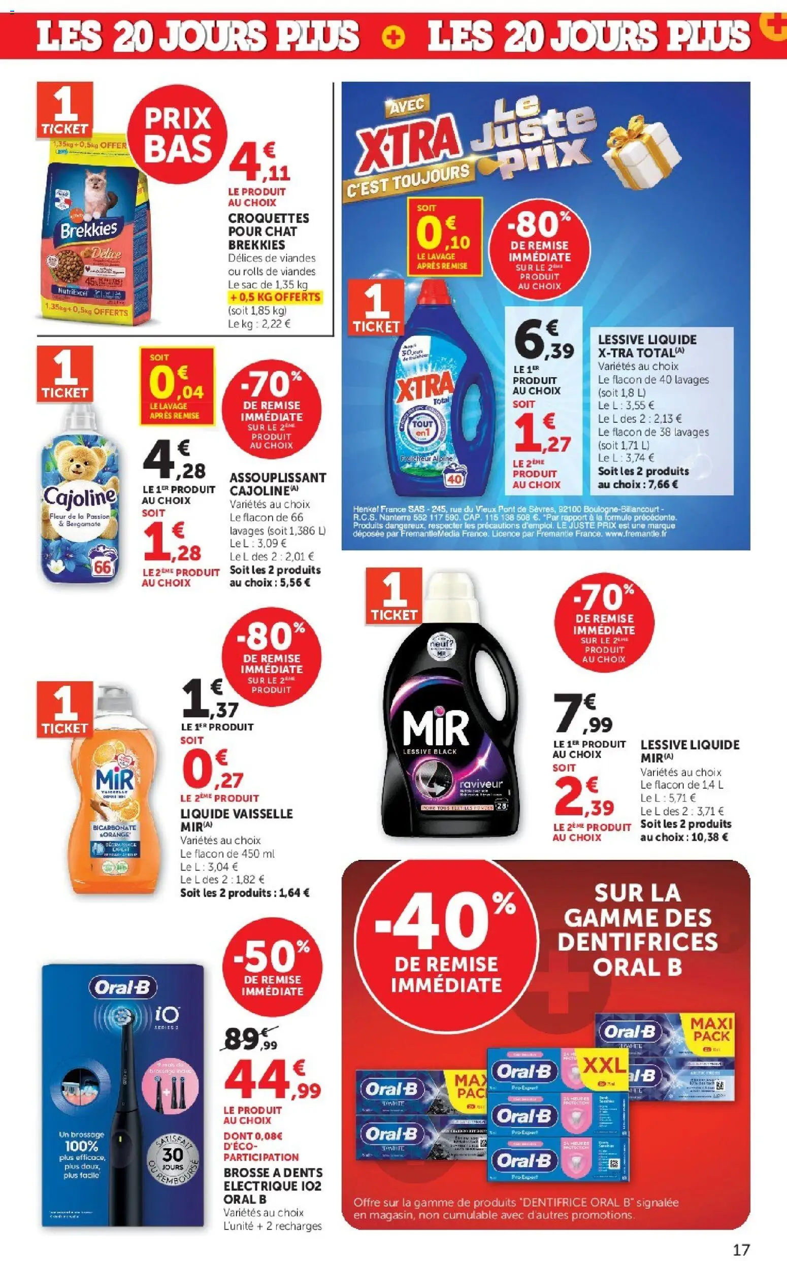 {H1} | Page: 17 | Produits: Sac, Assouplissant, Dentifrice, Lessive Liquide