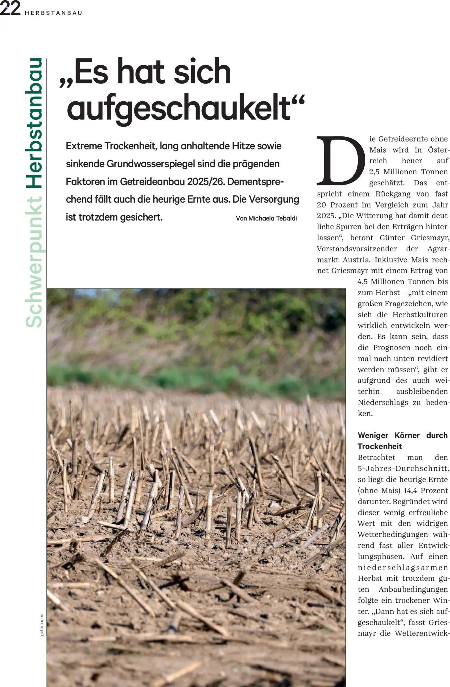 Lagerhaus Unser Land September 2026 gültig ab 01.09.2026 | Seite: 22 | Produkte: Mais