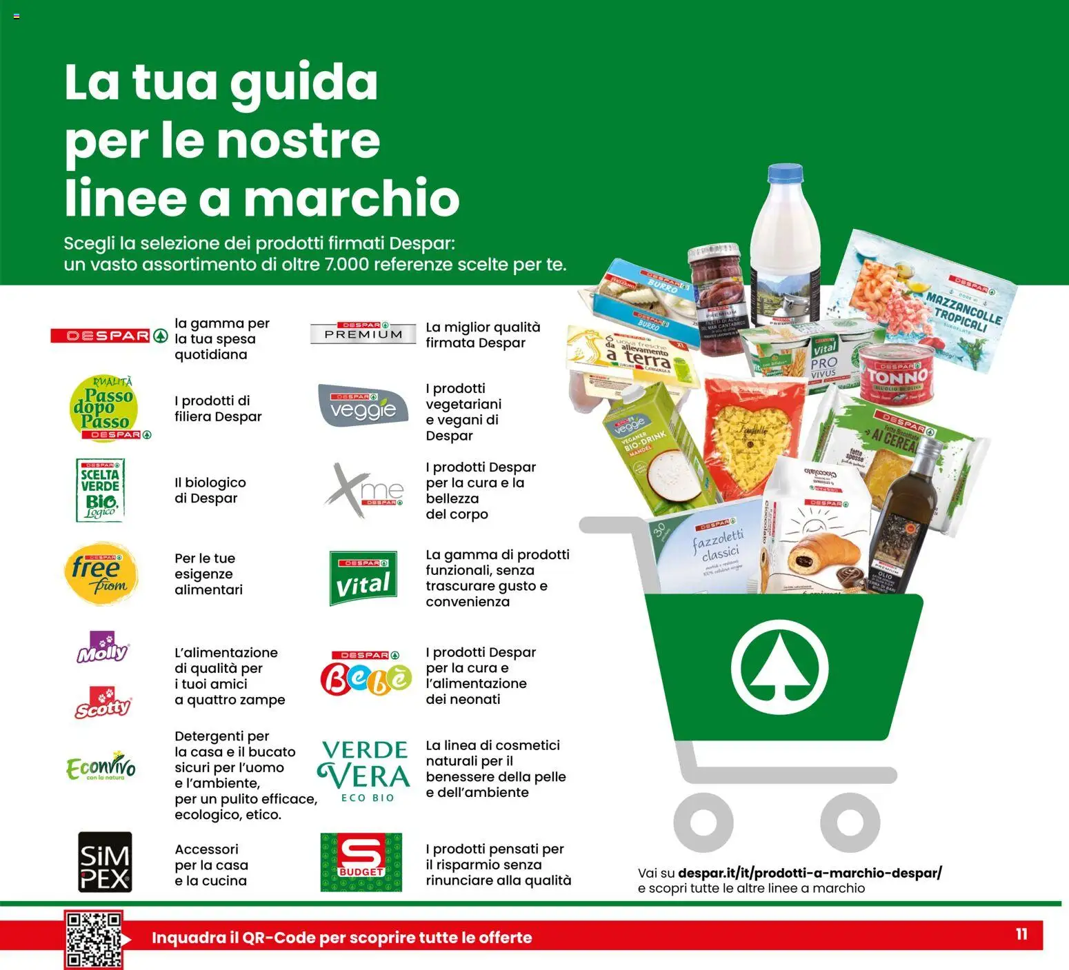 Volantino Despar del 09.04.2026 | Pagina: 11 | Prodotti: Fazzoletti, Burro, Fette biscottate, Terra