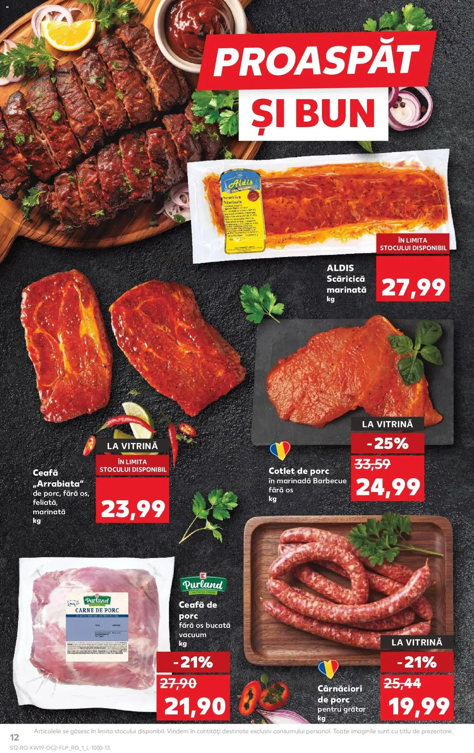 Noul catalog Kaufland – valabil de la 06.05.2026 | Pagină: 12 | Produse: Grătar, Vitrină, Carne De Porc, Marinadă