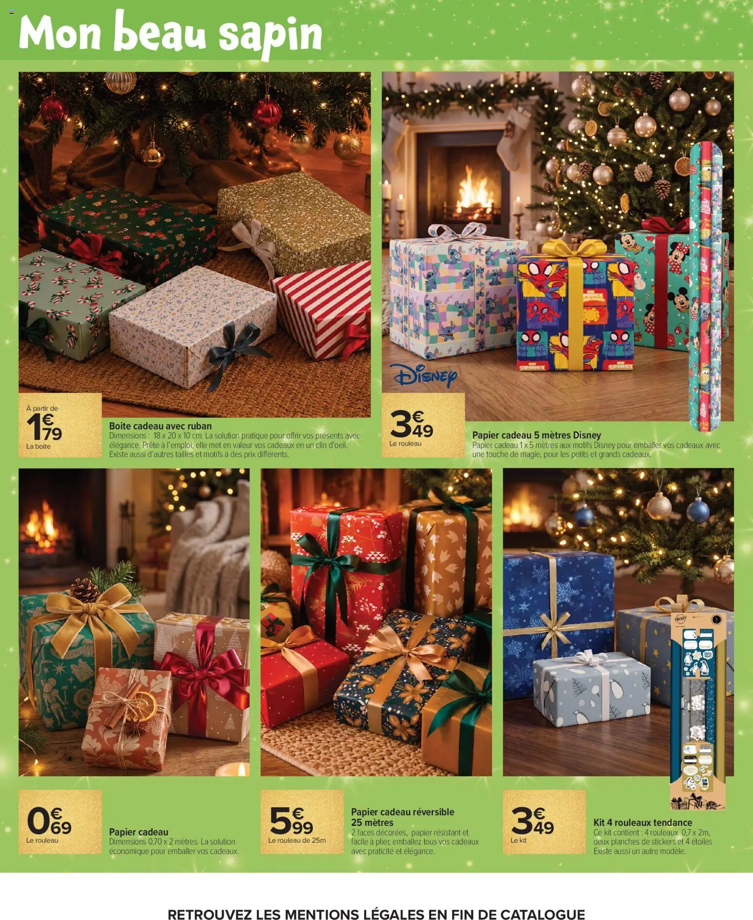 {H1} | Page: 43 | Produits: Papier cadeau, Rouleau, Boîte cadeau