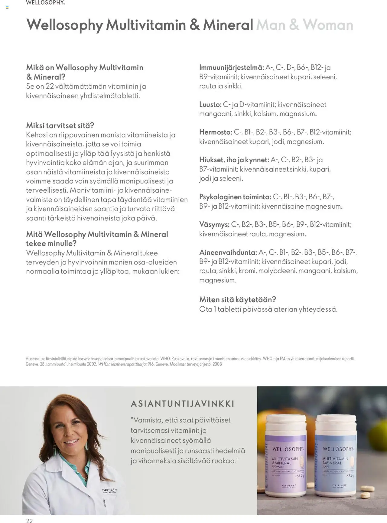 Oriflame Norrsken Winter Collection – voimassa 25.01.2024 alkaen | Sivu: 22 | Tuotteet: Vitamiinit, Voi, Tabletti