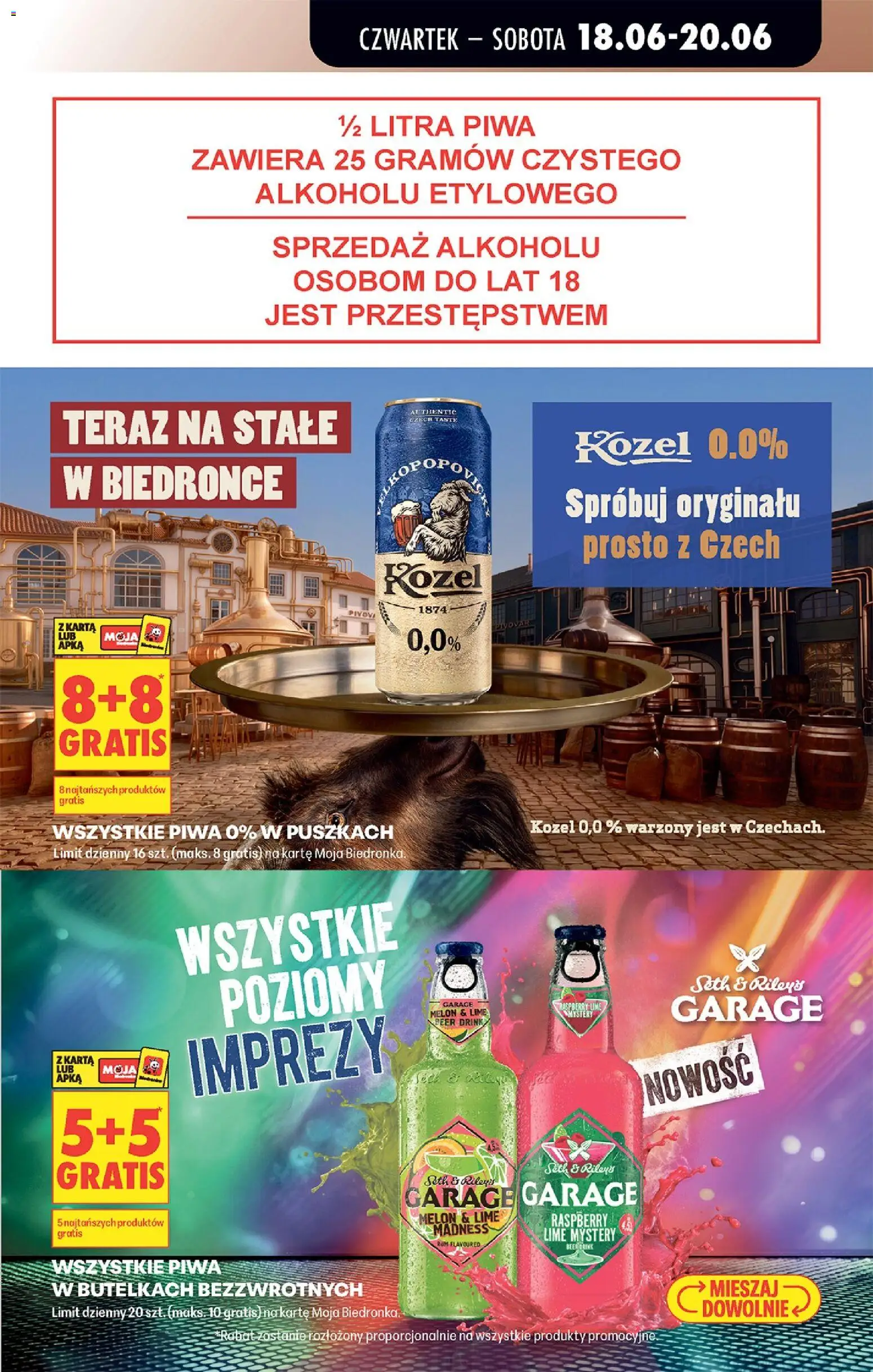 Biedronka gazetka od czwartku od 18.06.2026 | Strona: 71 | Produkty: Karta, Melon, Rum