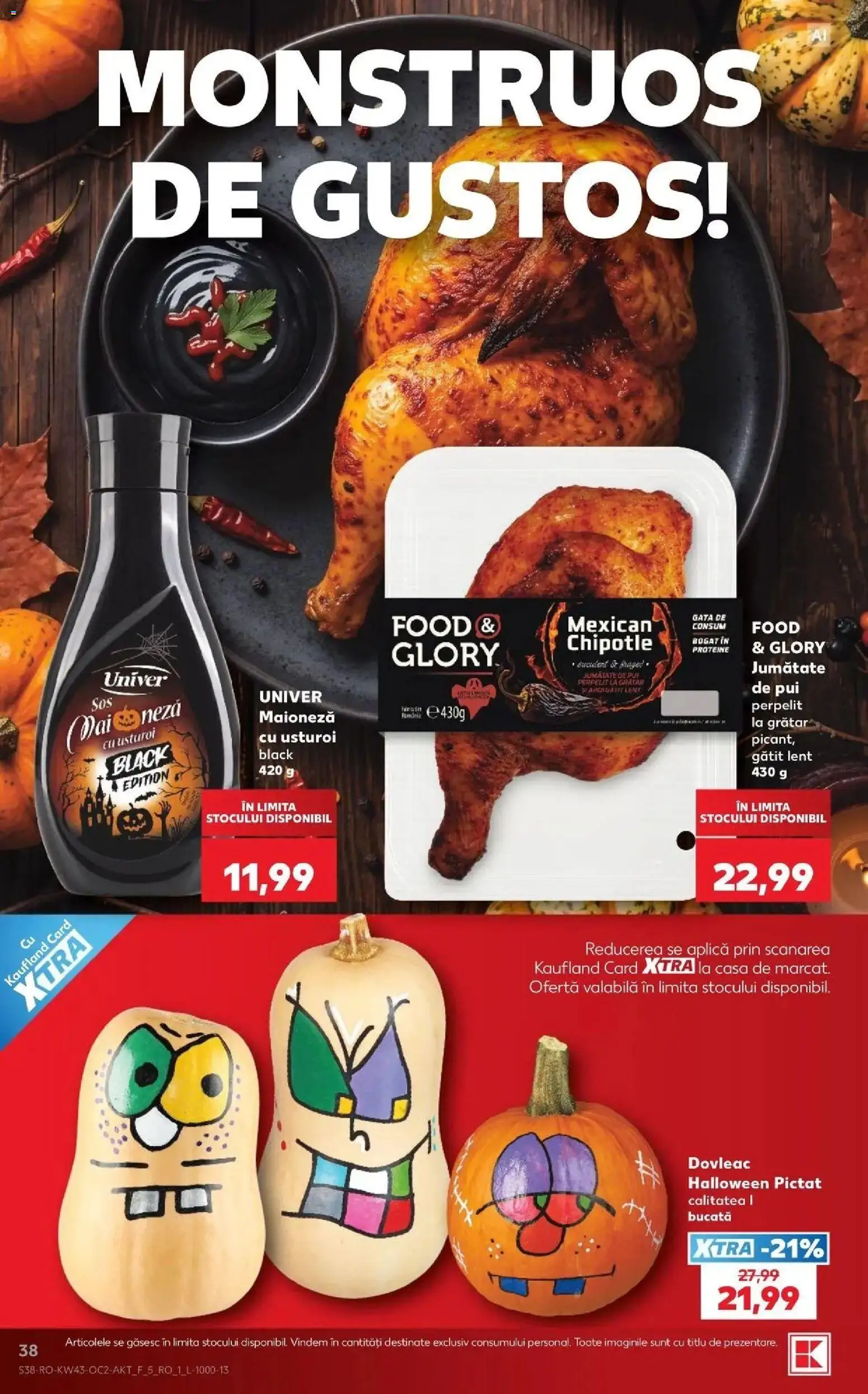 Kaufland Vaslui 21.10.2026 - Revista si Oferta | Pagină: 38 | Produse: Proteine, Grătar, Pui, Black