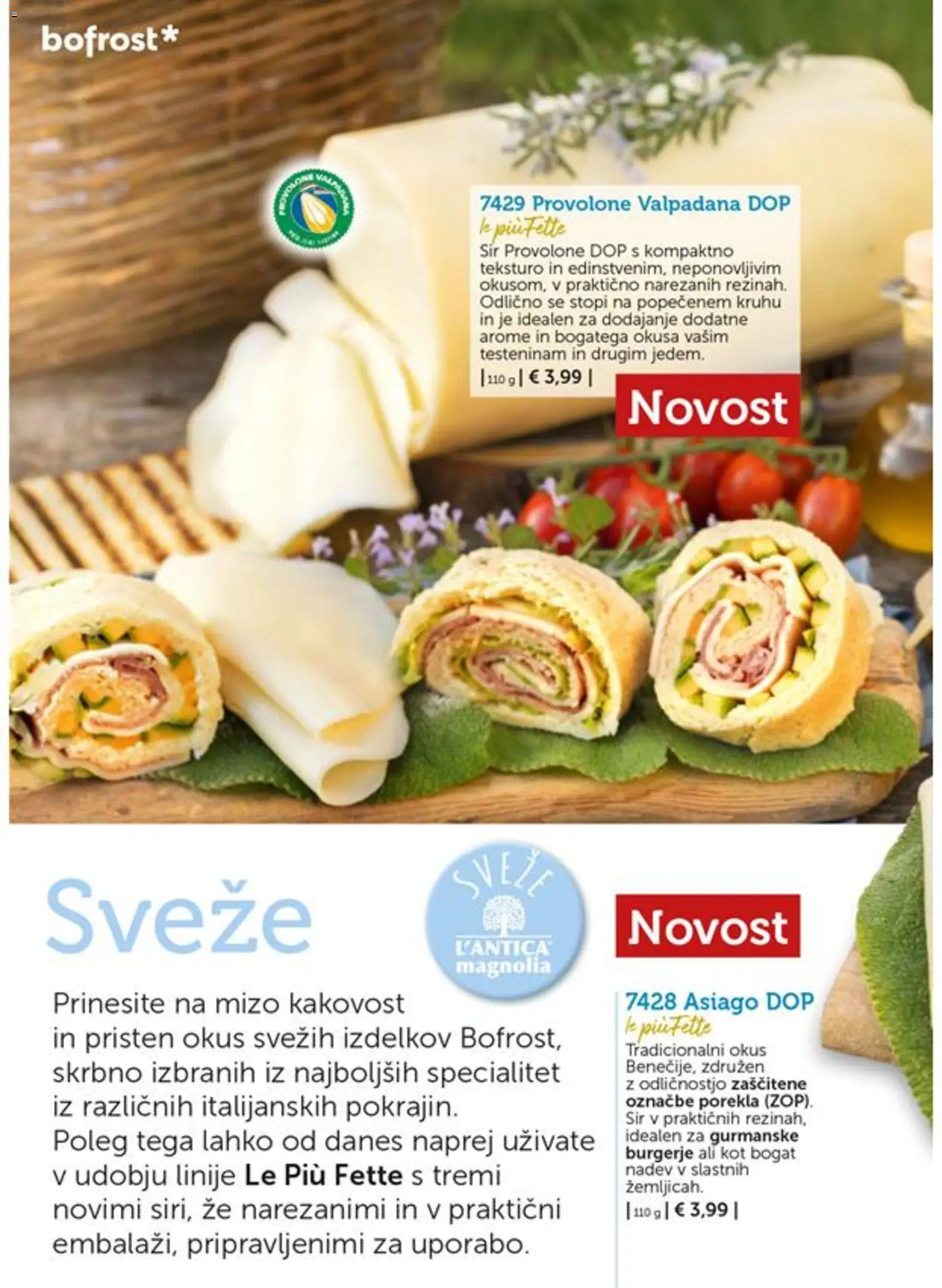 Novi Bofrost katalog ponudbe – veljaven od 01.07.2026 | Stran: 42 | Izdelki: Sir