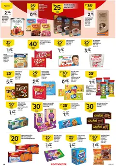 Pré-visualização Continente folheto Açores válido de 01/10/2026 | Página: 14 | Produtos: Pudim, Sobremesas, Leite condensado, Leite