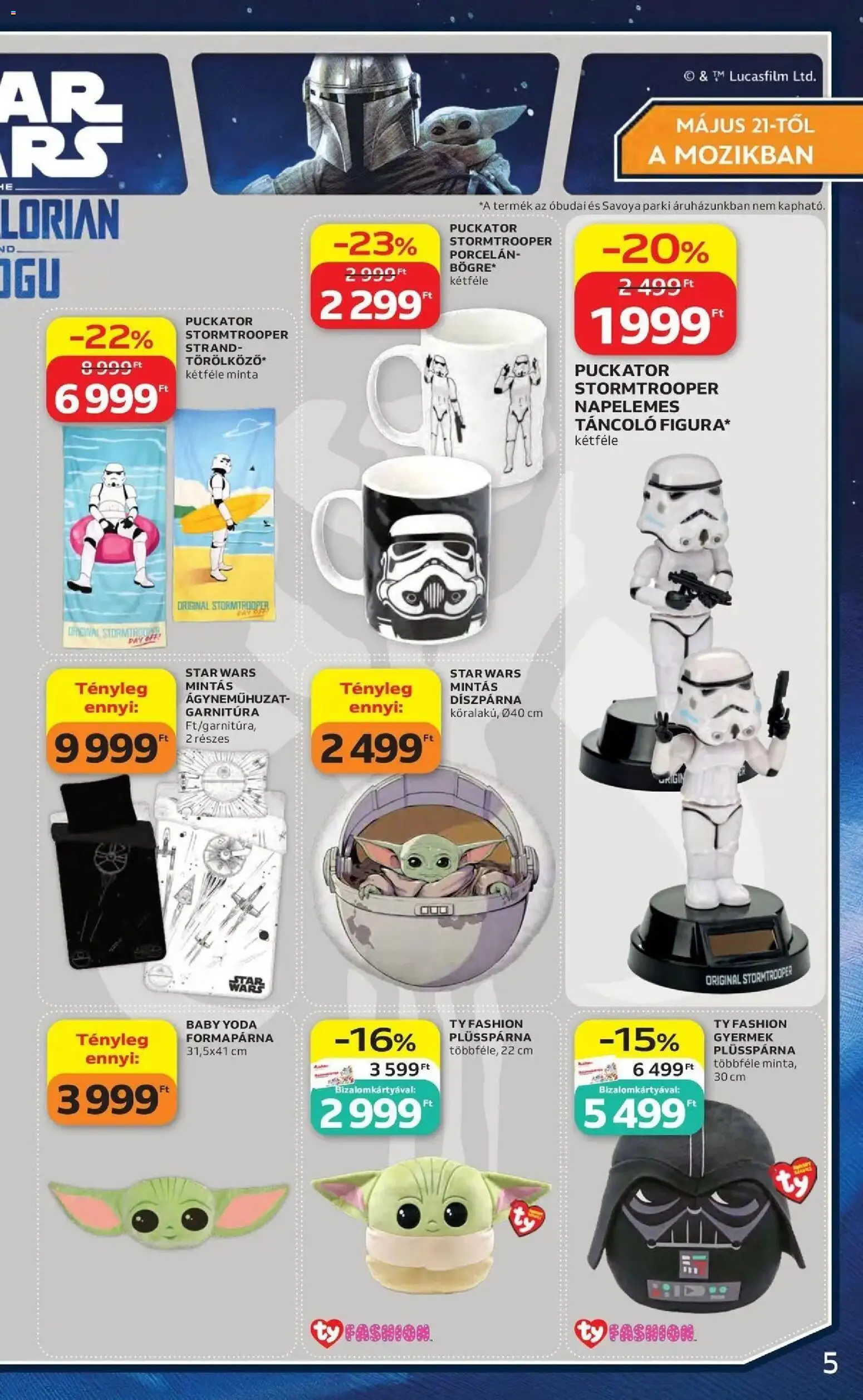 Auchan akciós ujság - amely érvényes a következő dátumtól: 14.05.2026 | Oldal: 5 | Termékek: Ágyneműhuzat, Díszpárna