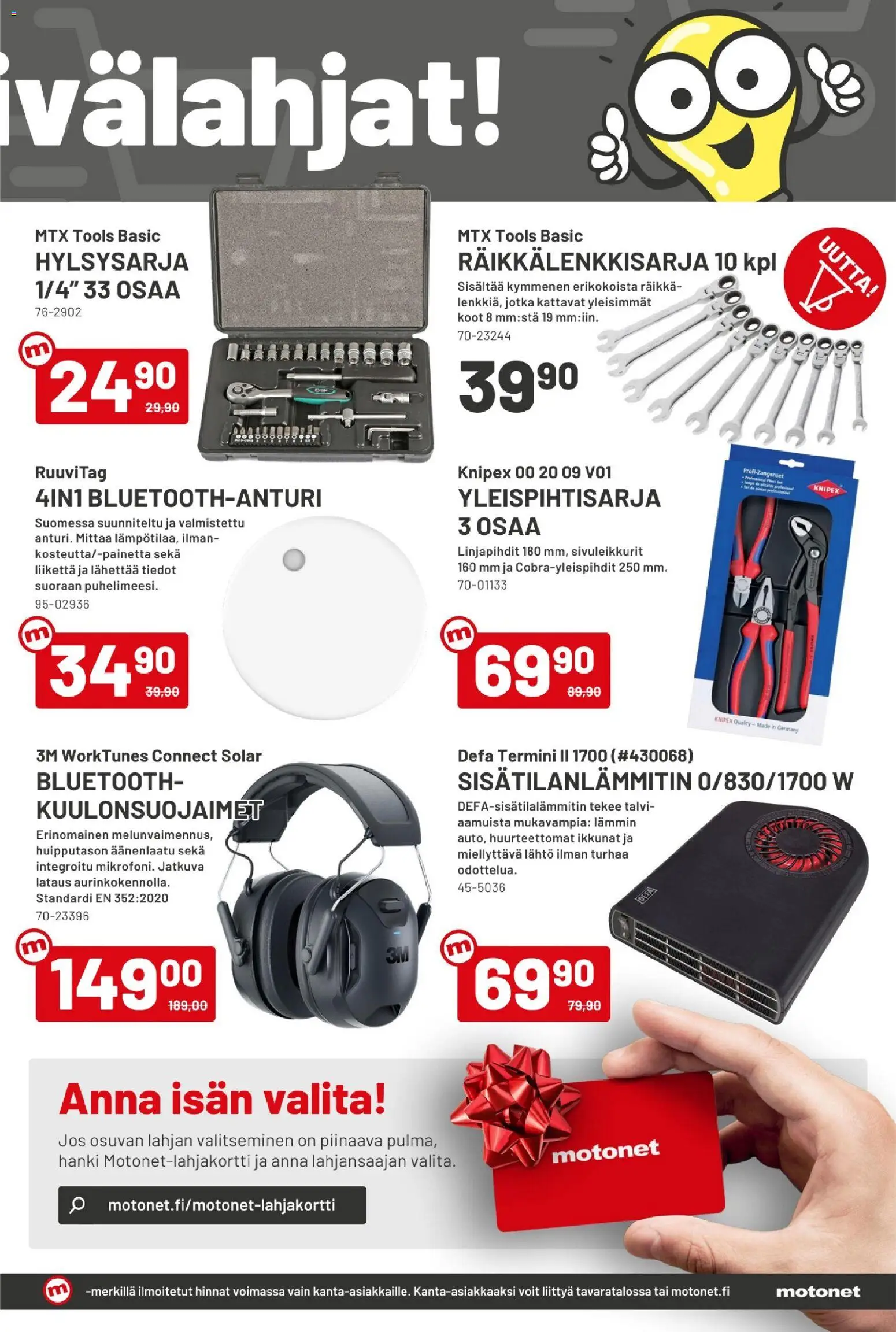 Motonet tarjoukset – voimassa 21/10/2026 alkaen | Sivu: 3 | Tuotteet: Räikkä