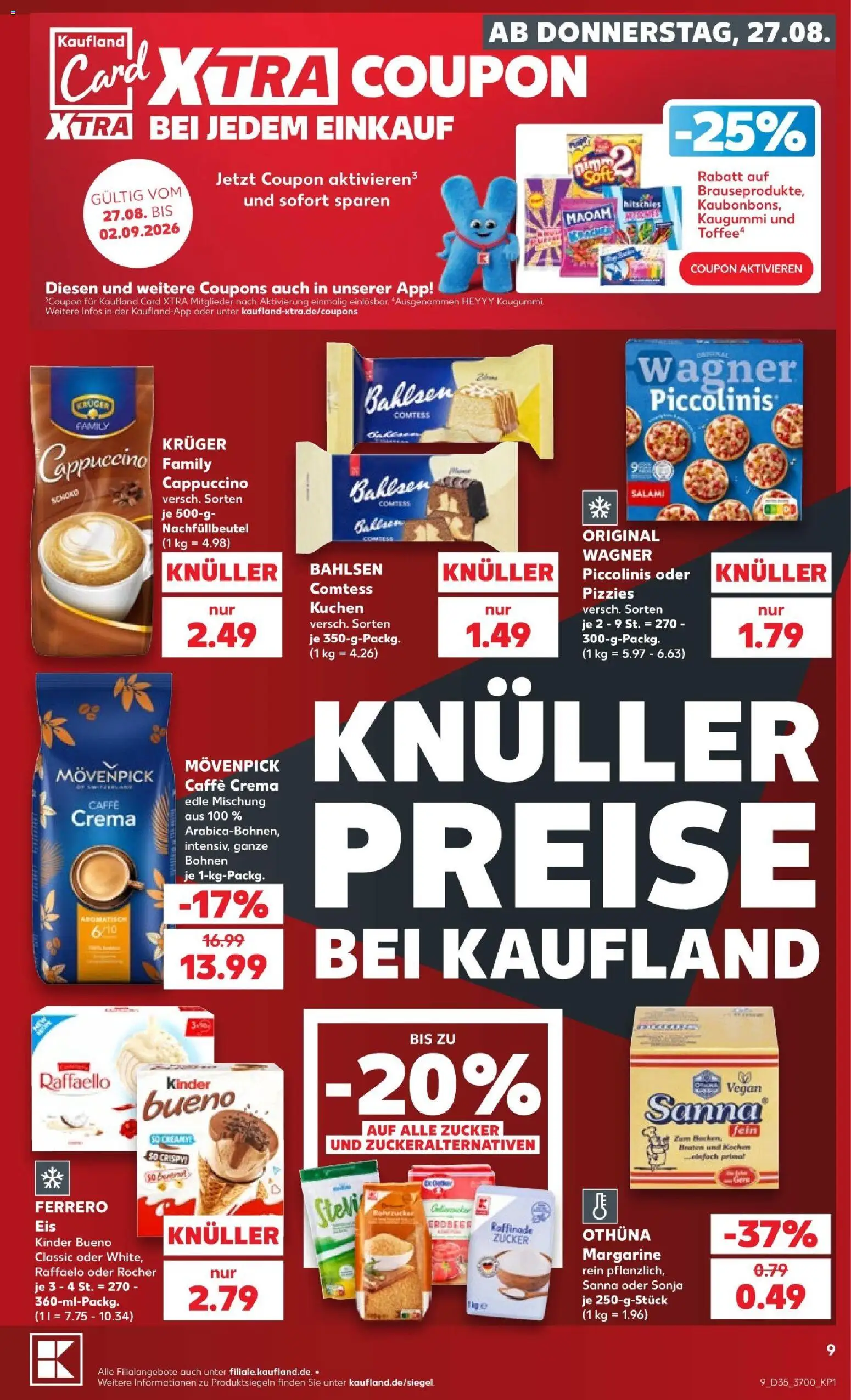 Kaufland Německo leták - Rostock od 27.08.2026 | Strana: 11 | Produkty: Monster, Fanta, Sprite, Alkohol