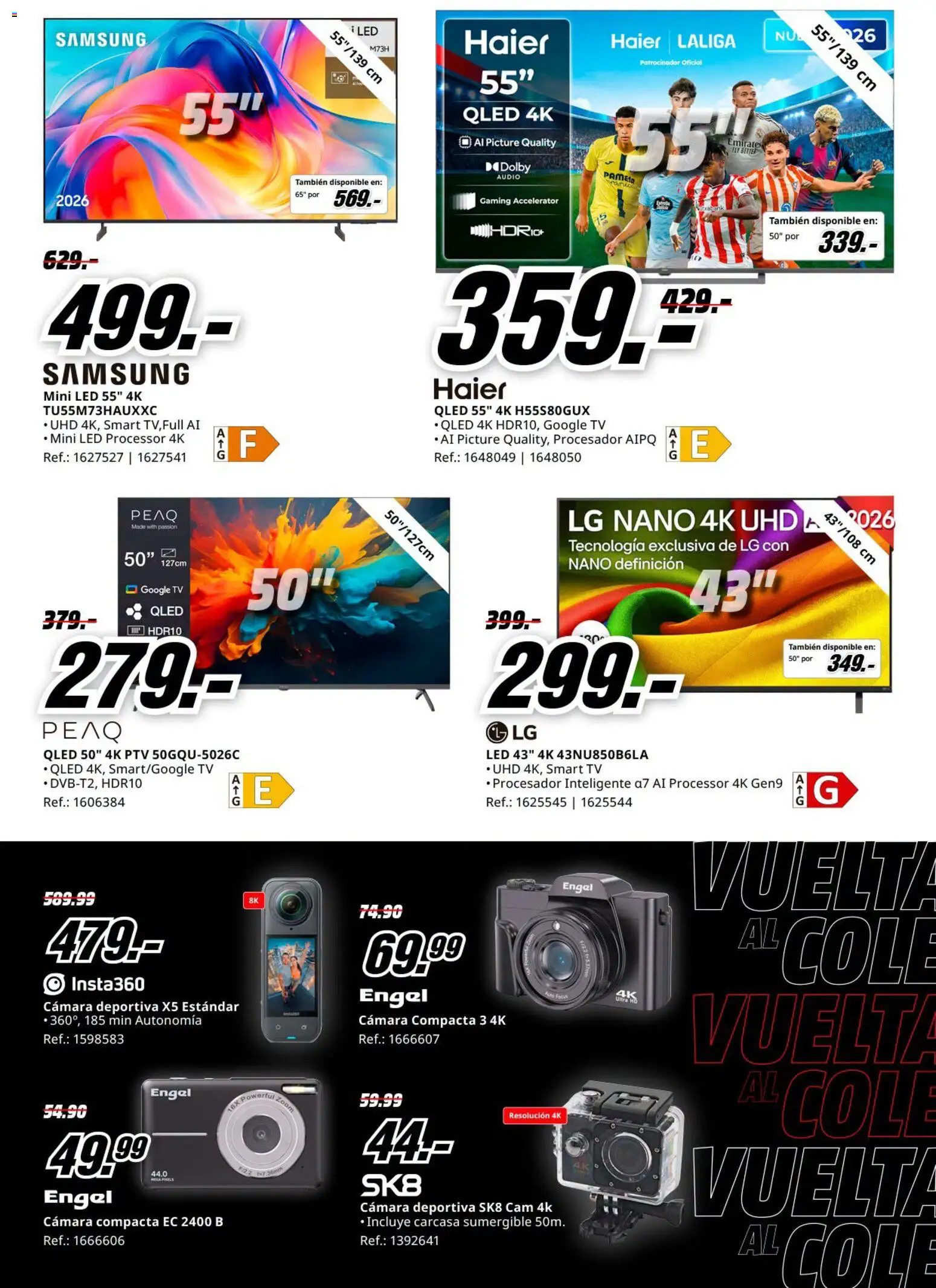 Media Markt Vuelta al Cole │ válido desde el 26/08/2026 | Página: 7 | Productos: Audio, Cámara