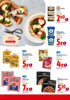 K-Citymarket-mainoslehti voimassa 20/07/2026 alkaen | Sivu: 4 | Tuotteet: Kana, Salami, Pizza, Ananas