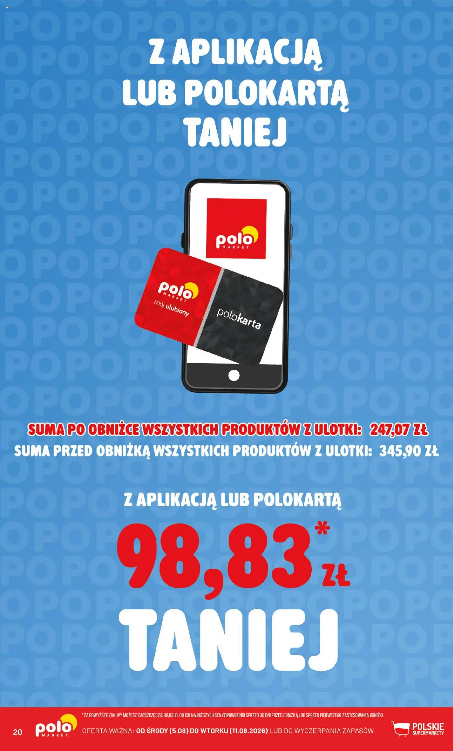 Nowa POLOmarket gazetka od jutra 05.08.2026 | Strona: 20