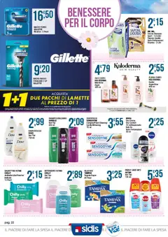 Anteprima del volantino Sidis volantino valido a partire dal 13/07/2026 | Pagina: 22 | Prodotti: Detergente intimo, Detergente, Olio corpo, Doccia