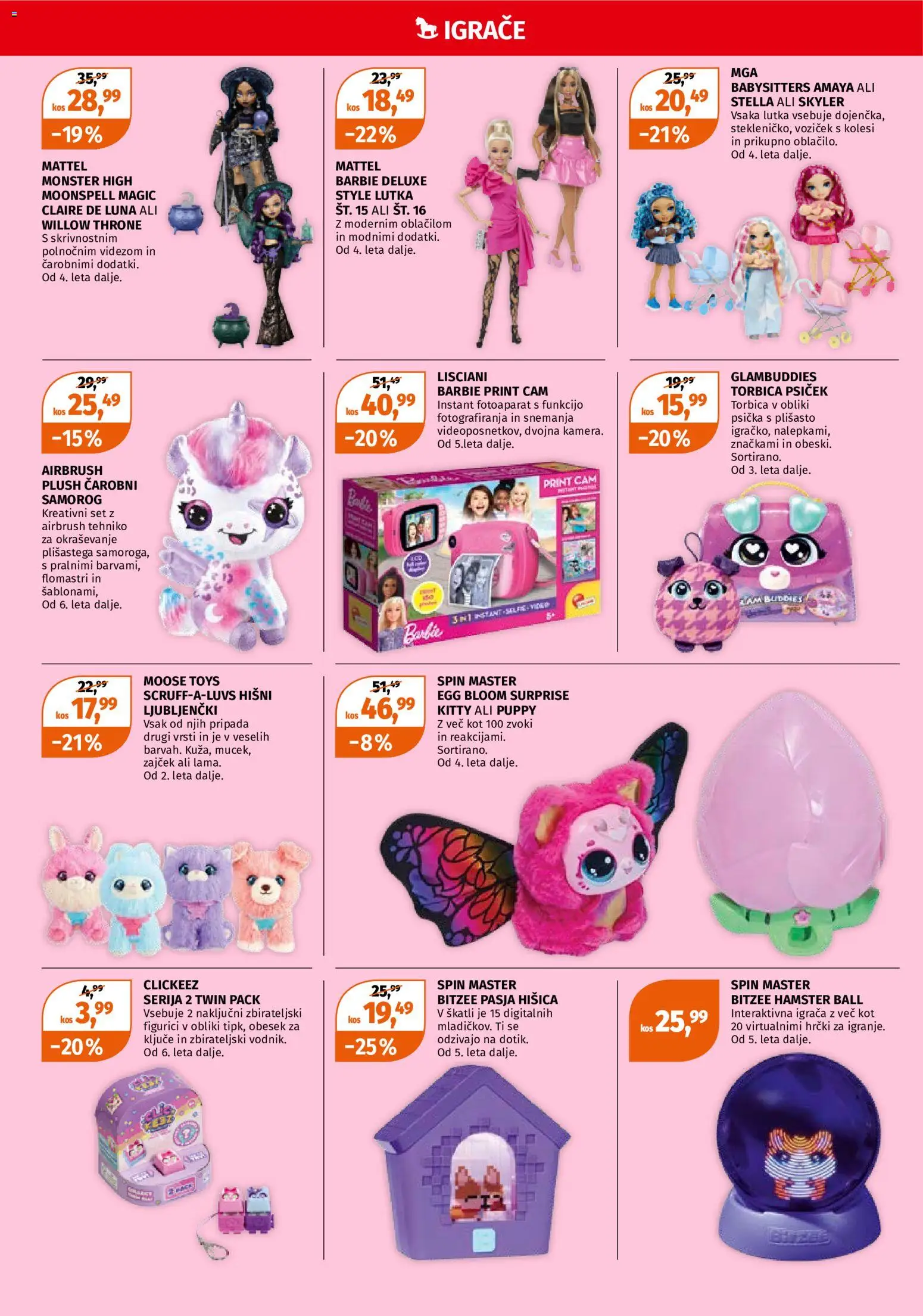 Novi Müller katalog ponudbe – veljaven od 28.09.2026 | Stran: 4 | Izdelki: Kos, Voziček, Torbica