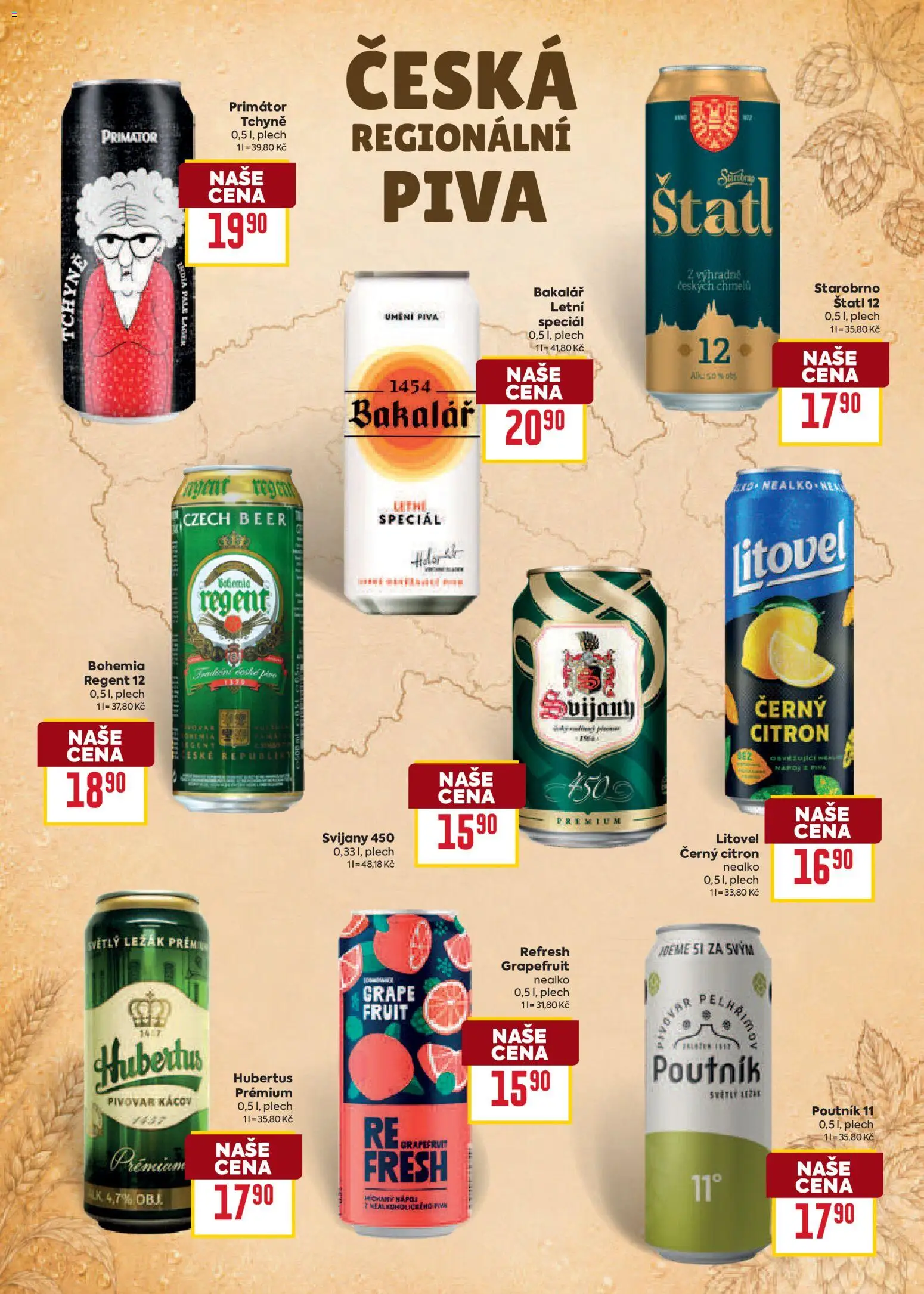 Billa leták - Pivo od 15.07.2026 | Strana: 2 | Produkty: Starobrno, Bakalář, Plech, Svijany