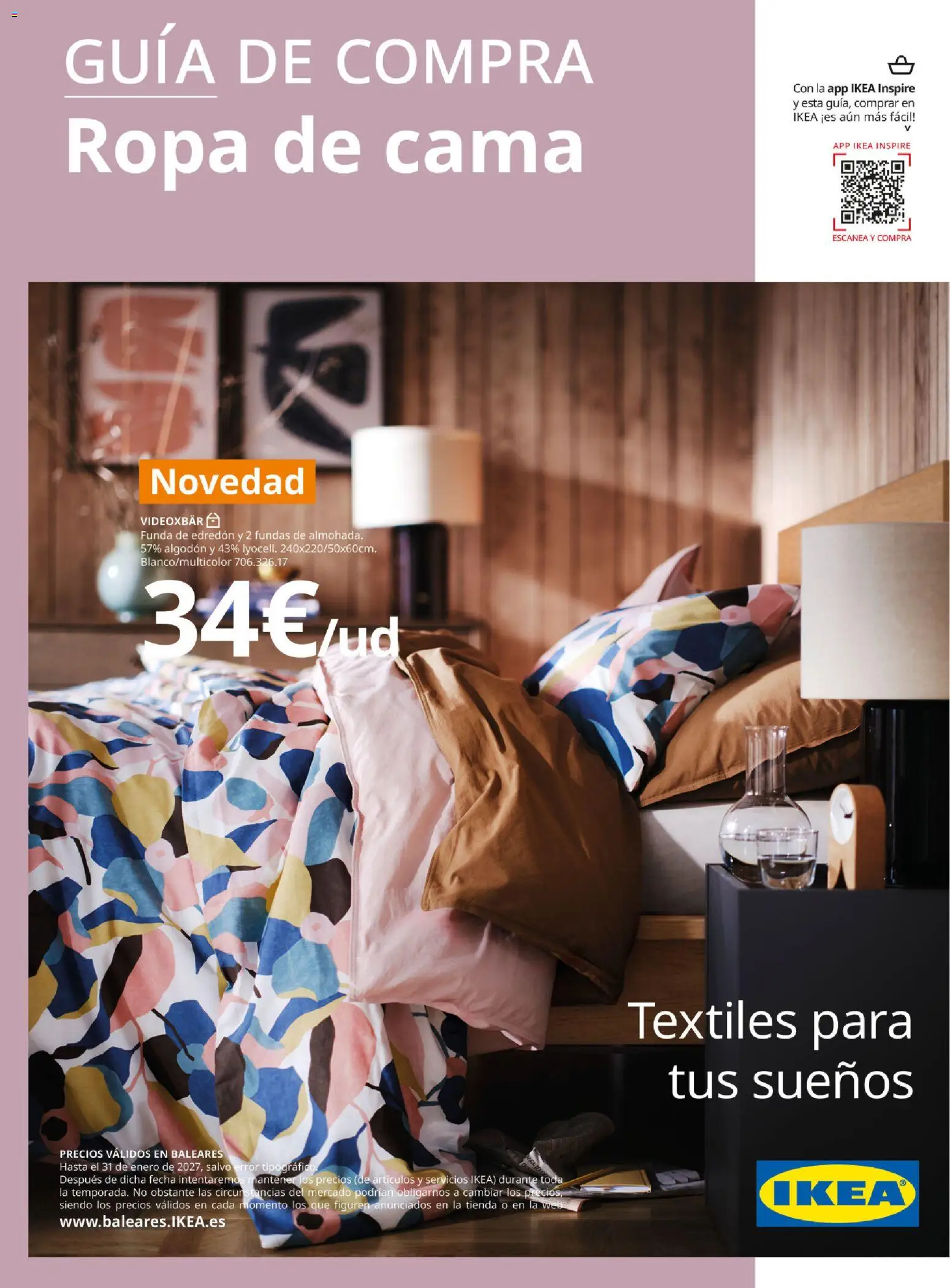 IKEA - Ropa de cama │ válido desde el 01/09/2026 | Página: 1 | Productos: Ropa, Ropa de cama, Algodón, Cama
