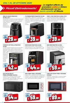 Anteprima del volantino D Più volantino valido a partire dal 01/10/2026 | Pagina: 4 | Prodotti: Monitorare, Piatto, Vassoio, Friggitrice