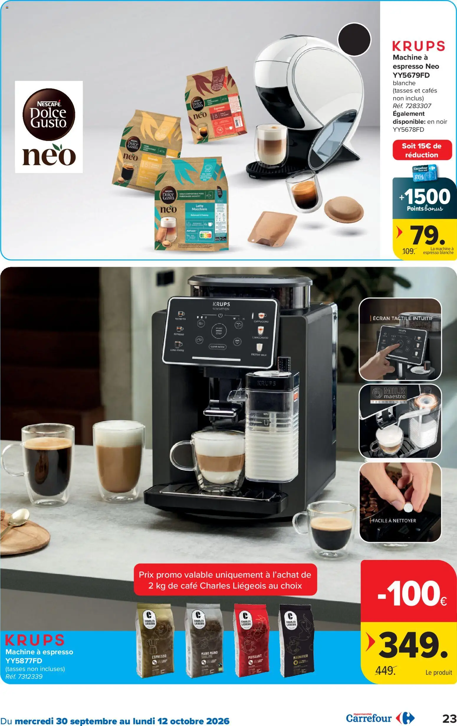 {H1} | Pagina: 23 | Producten: La, Mand, Nescafe, Cappuccino