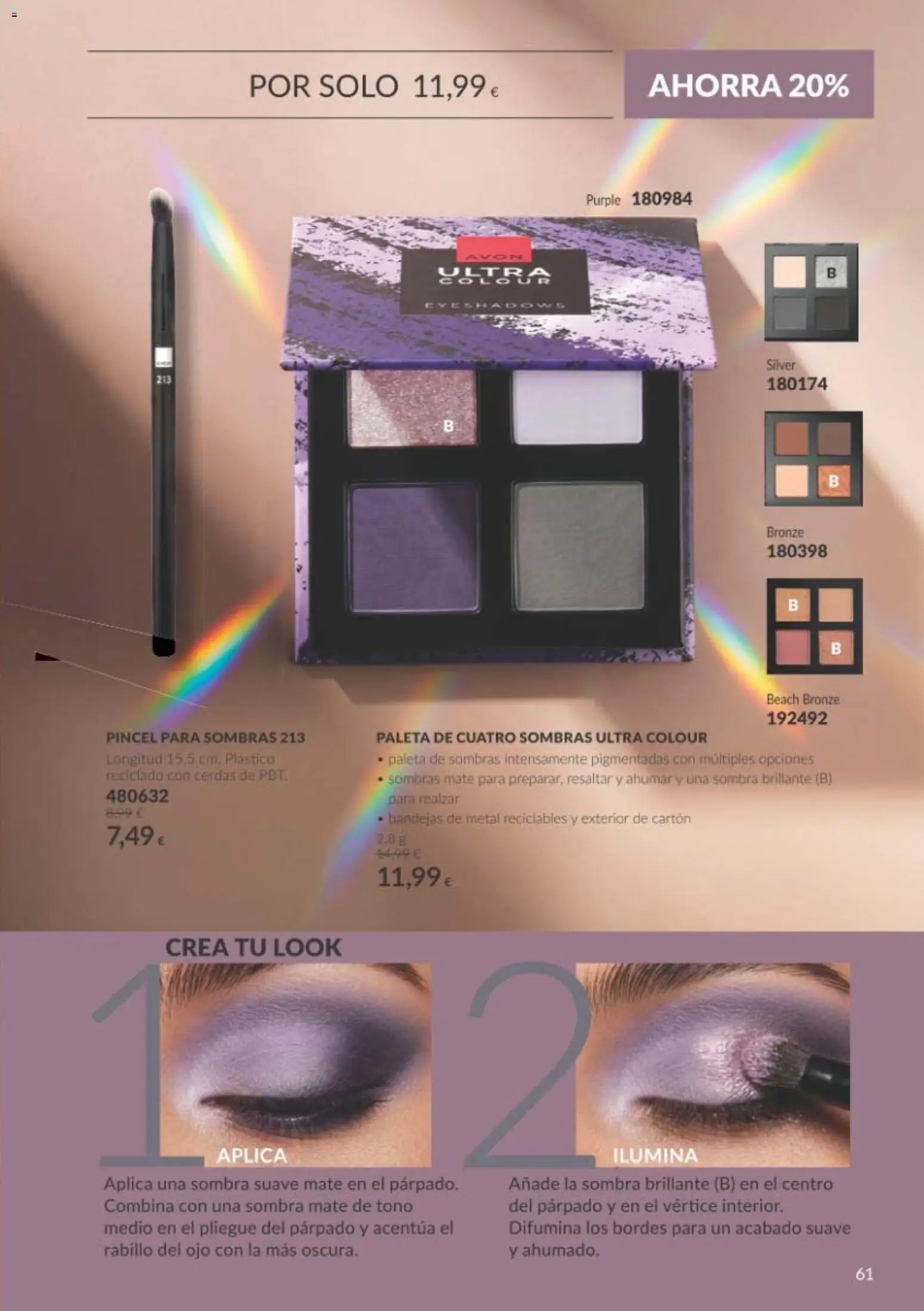 Catálogo AVON Black Friday │ válido desde el 01/11/2026 | Página: 61 | Productos: Sombra