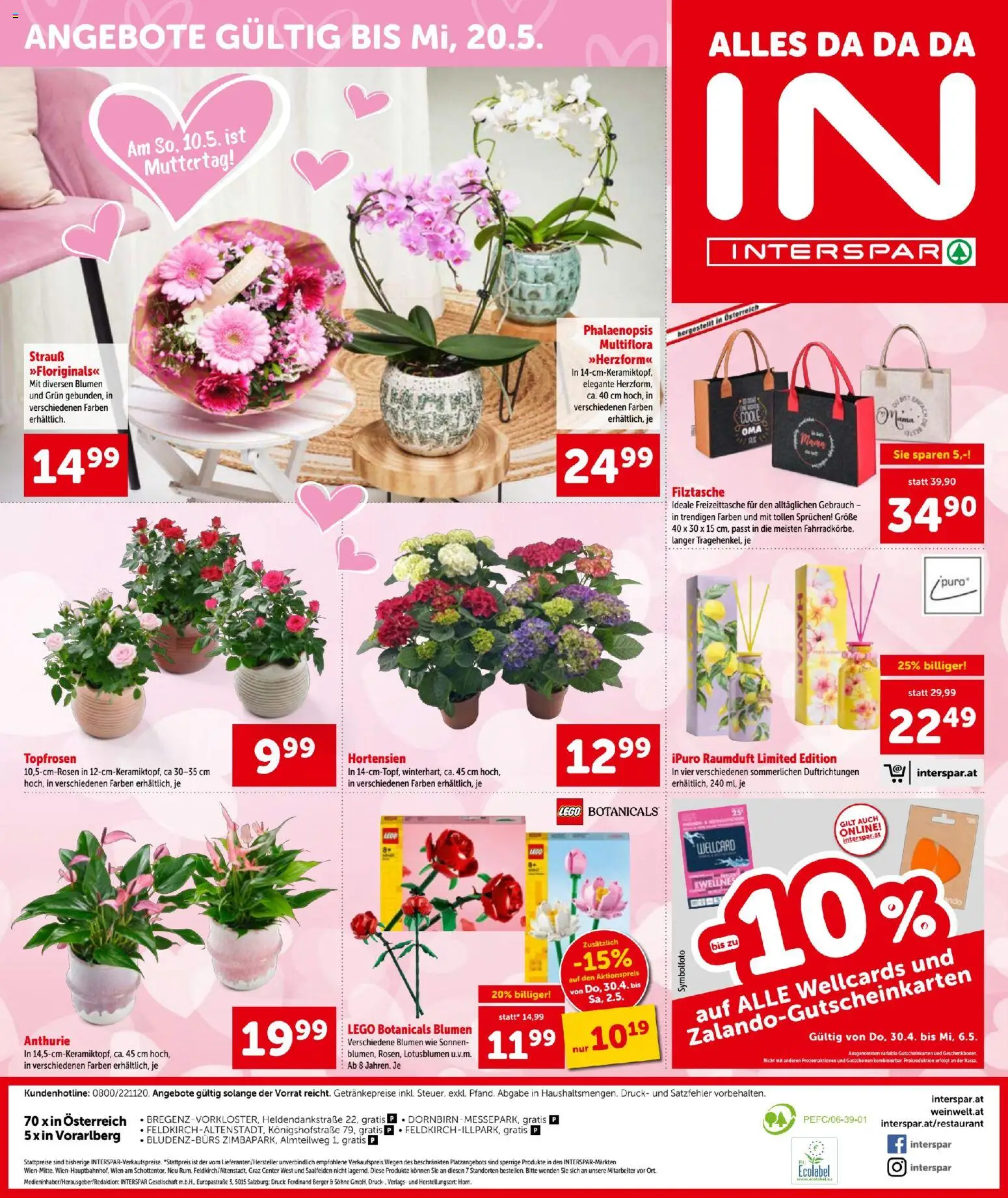 Die besten Angebote | Interspar - Flugblatt ab 30.04.2026 | - Jetzt stöbern! | Österreich