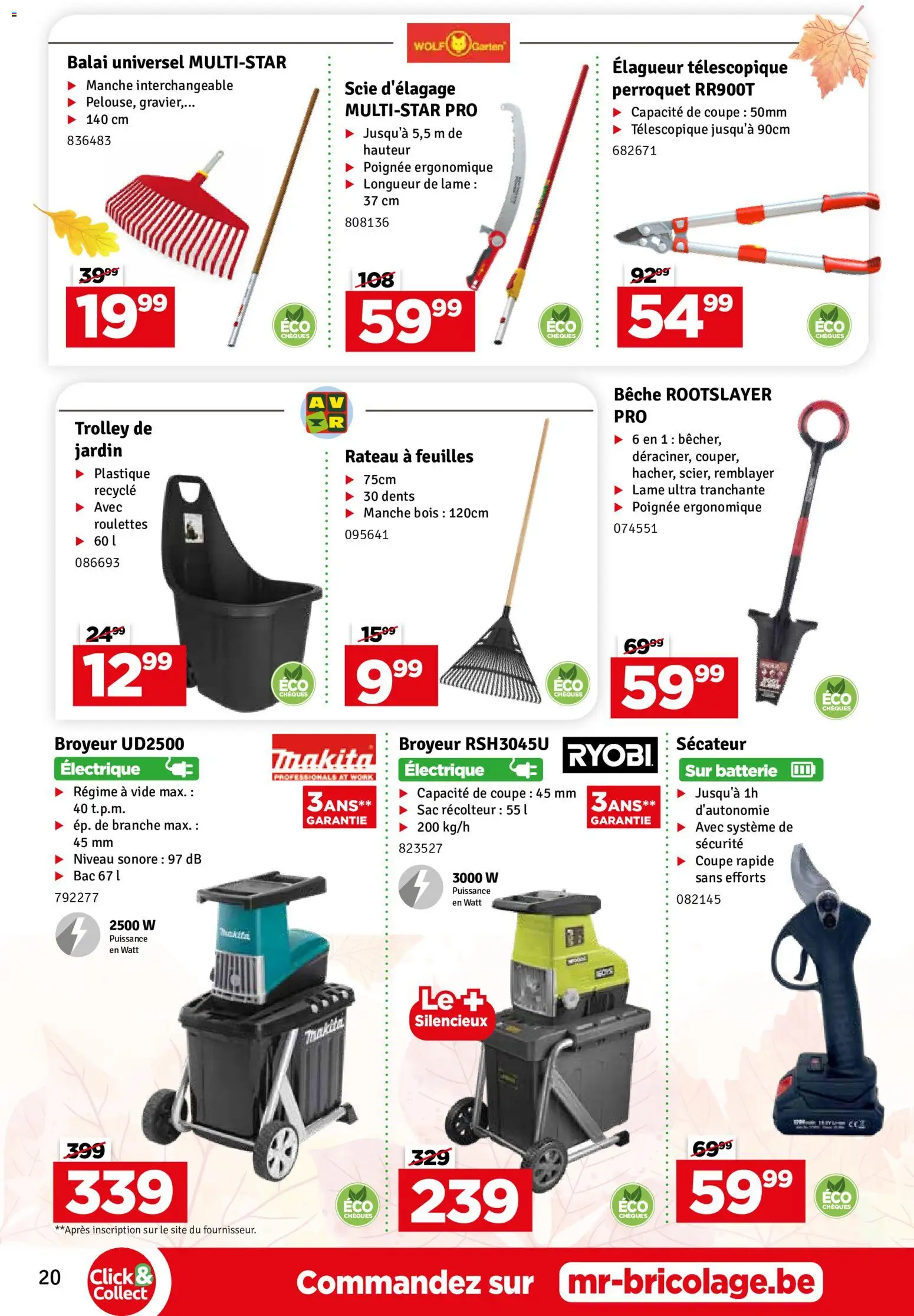 {H1} | Pagina: 20 | Producten: Trolley, Ryobi