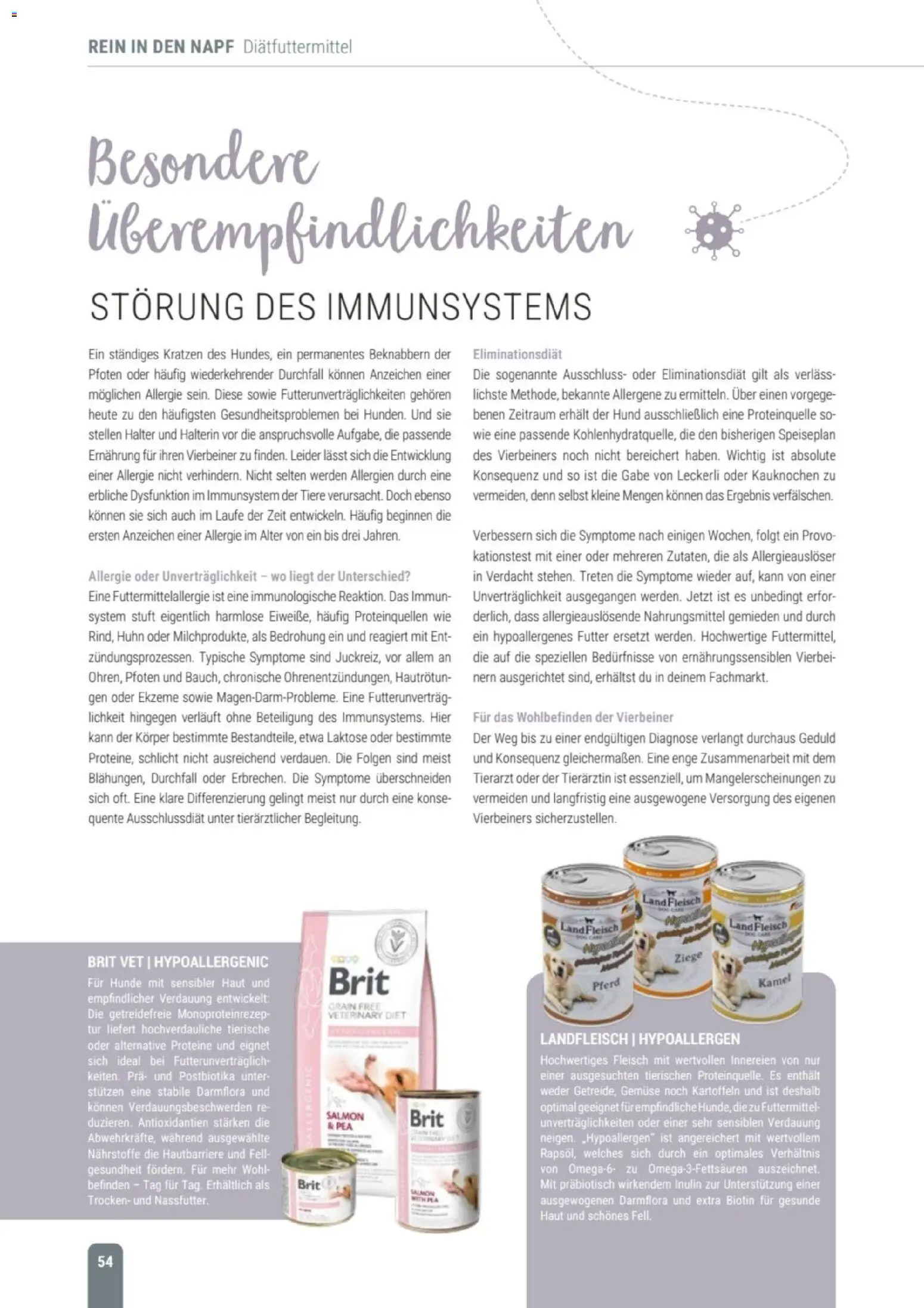 zookauf Themenkatalog Hund – gültig ab 18.05.2026 | Seite: 54 | Produkte: Tür, Kartoffeln, Gemüse, Fleisch