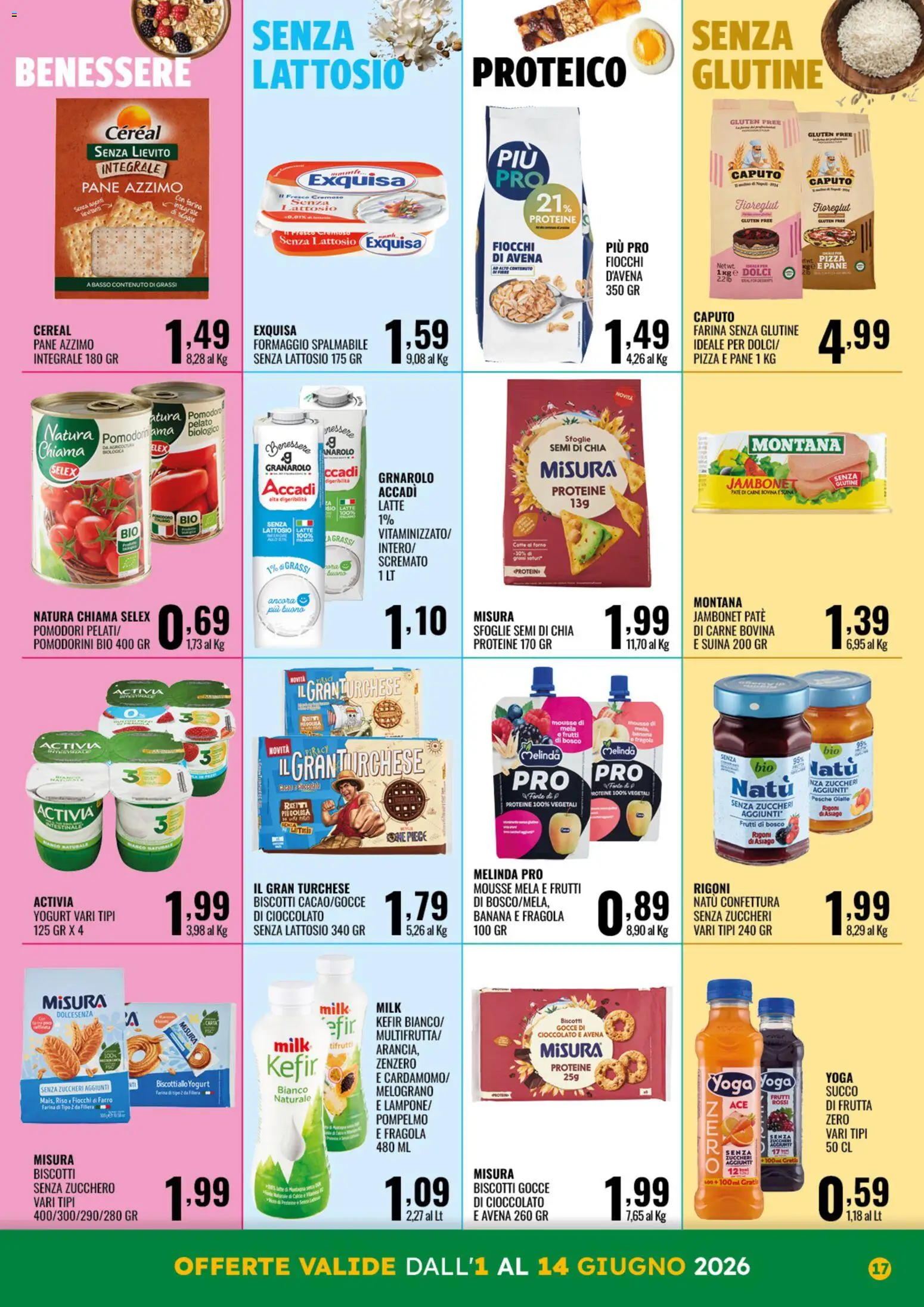 Volantino GECOP del 01.06.2026 | Pagina: 17 | Prodotti: Succo, Pomodoro, Pomodori, Forno