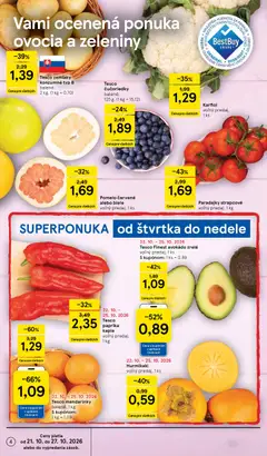 Tesco leták platný od 21.10.2026 | Strana: 4