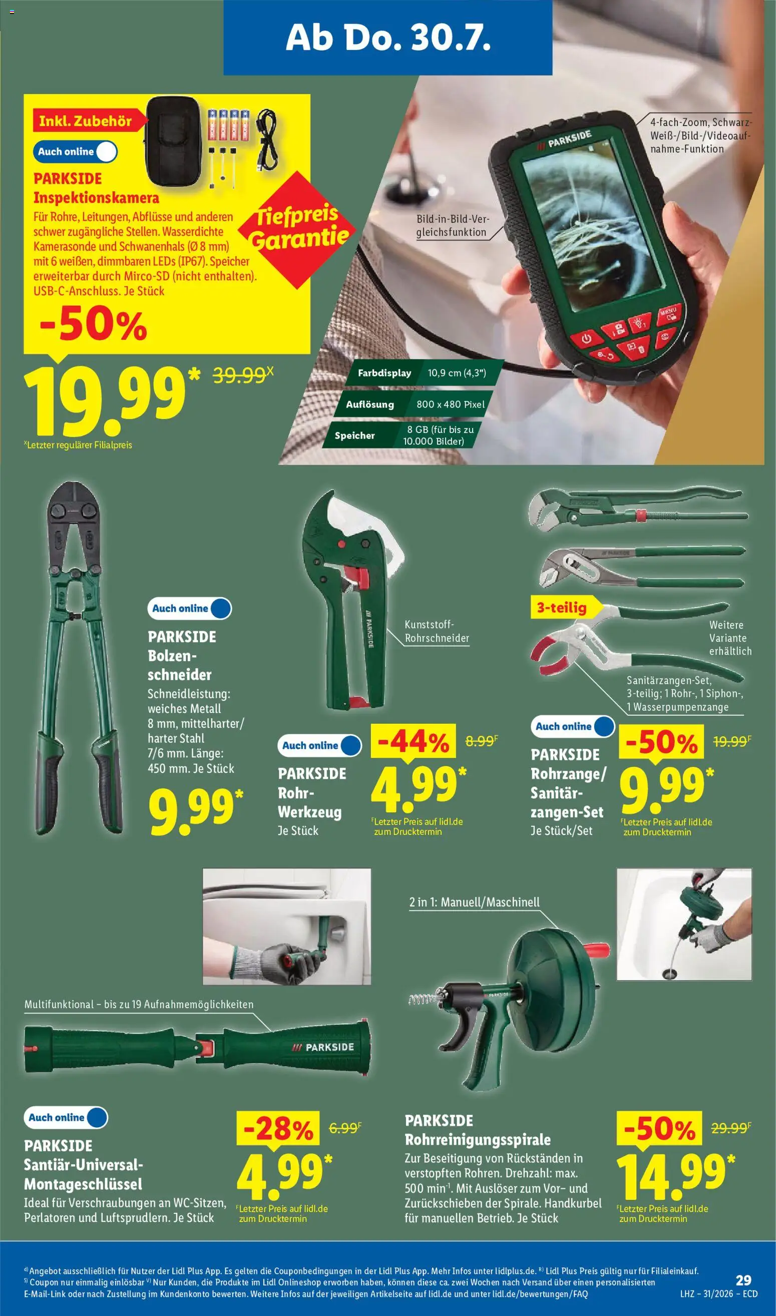 Lidl Německo leták od 27.07.2026 | Strana: 47 | Produkty: Parkside