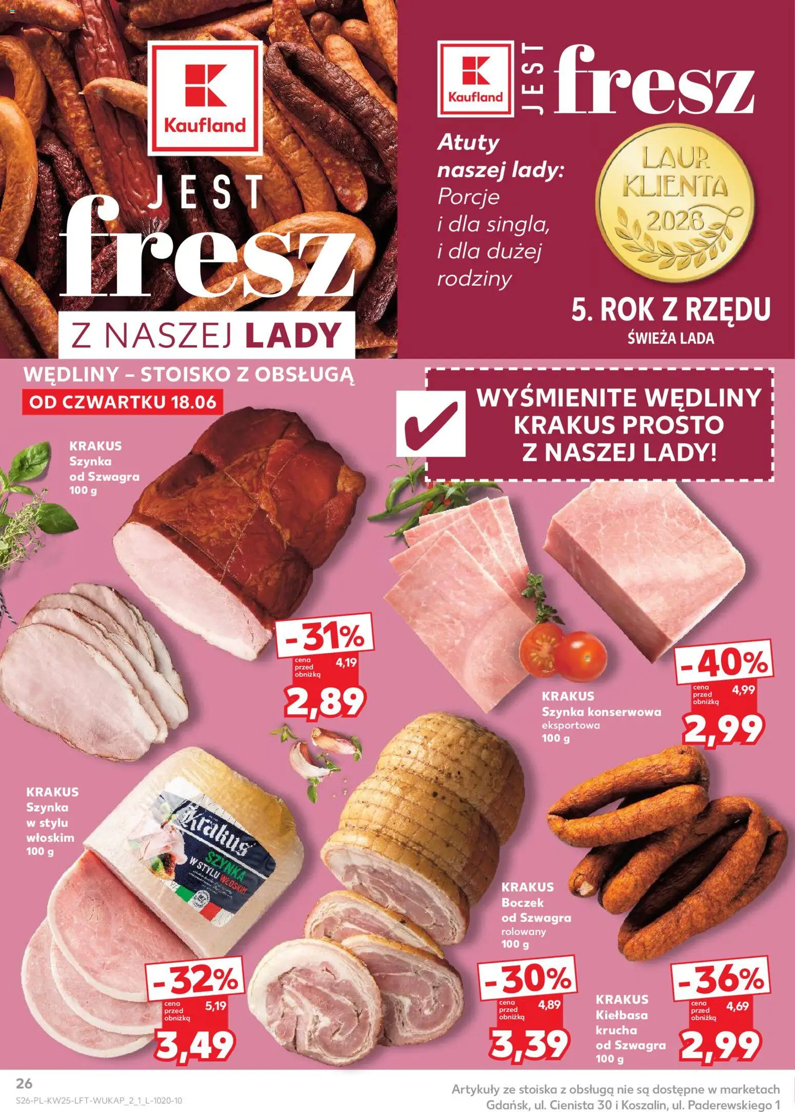 Kaufland Polsko leták od 18.06.2026 | Strana: 26