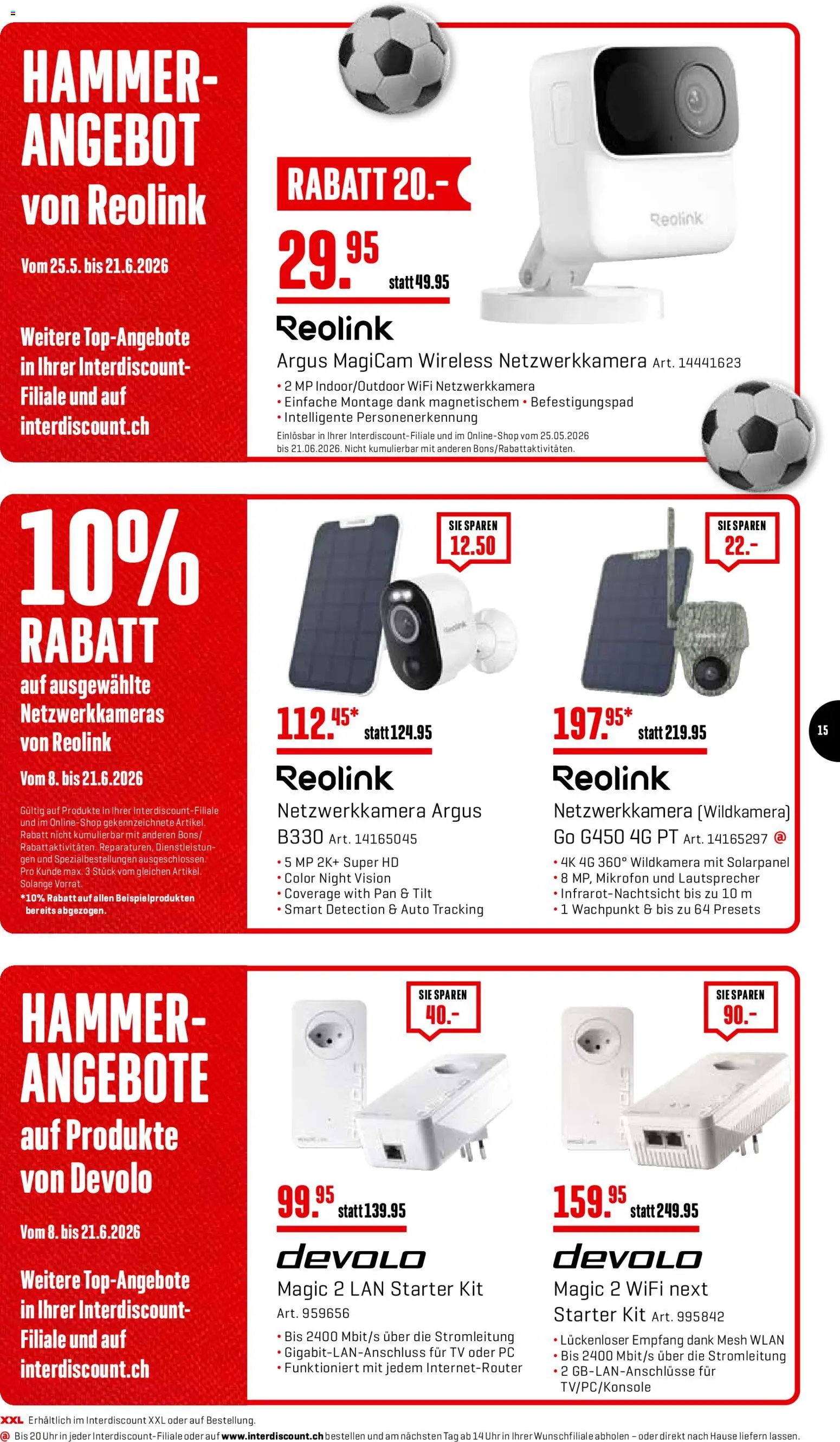 Interdiscount aktionen – gültig ab 08.06.2026 | Seite: 15 | Produkte: Pc, Uhr, TV, Mikrofon