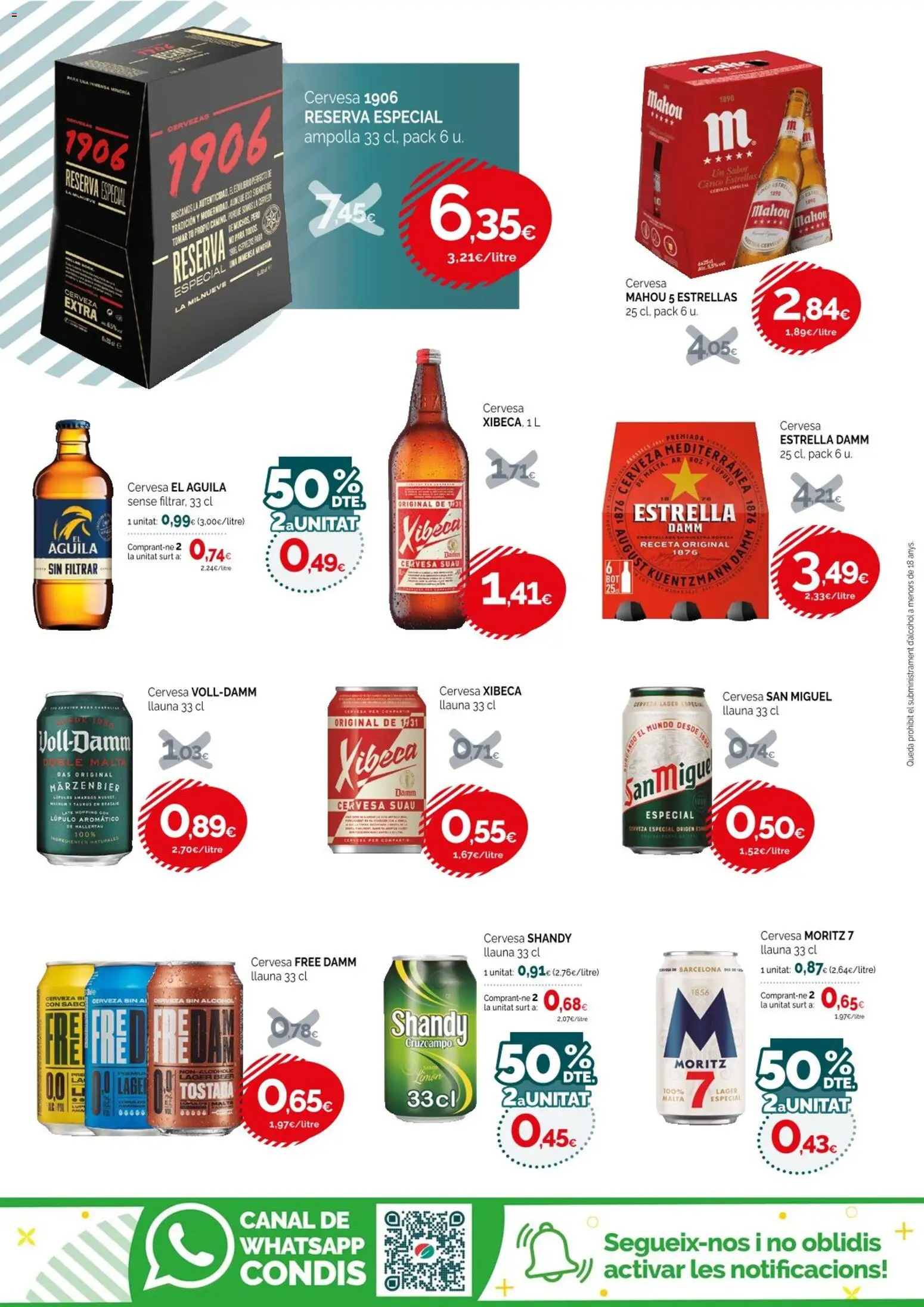Condis folleto life │ válido desde el 15/07/2026 | Página: 18 | Productos: Cerveza, Alcohol