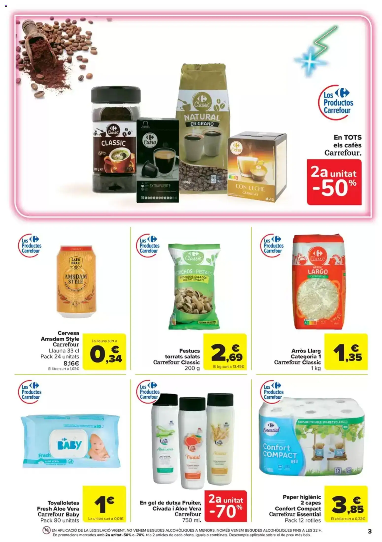Carrefour Express folleto │ válido desde el 29.05.2026 | Página: 3 | Productos: Leche, Arroz
