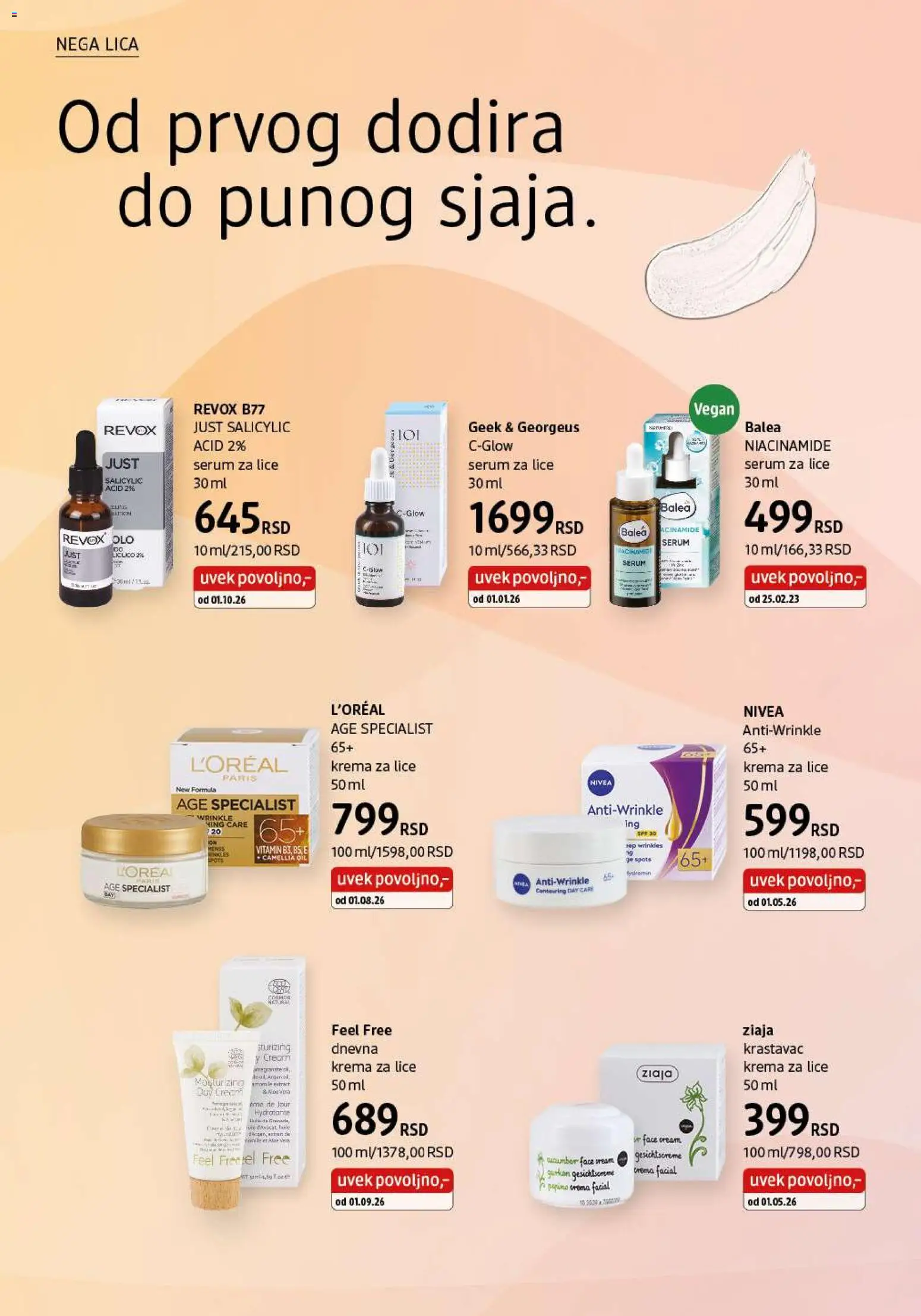 DM Drogerie katalog - važi od 01.11.2026 | Strana: 6 | Proizvode: Krastavac, Nivea, Krema