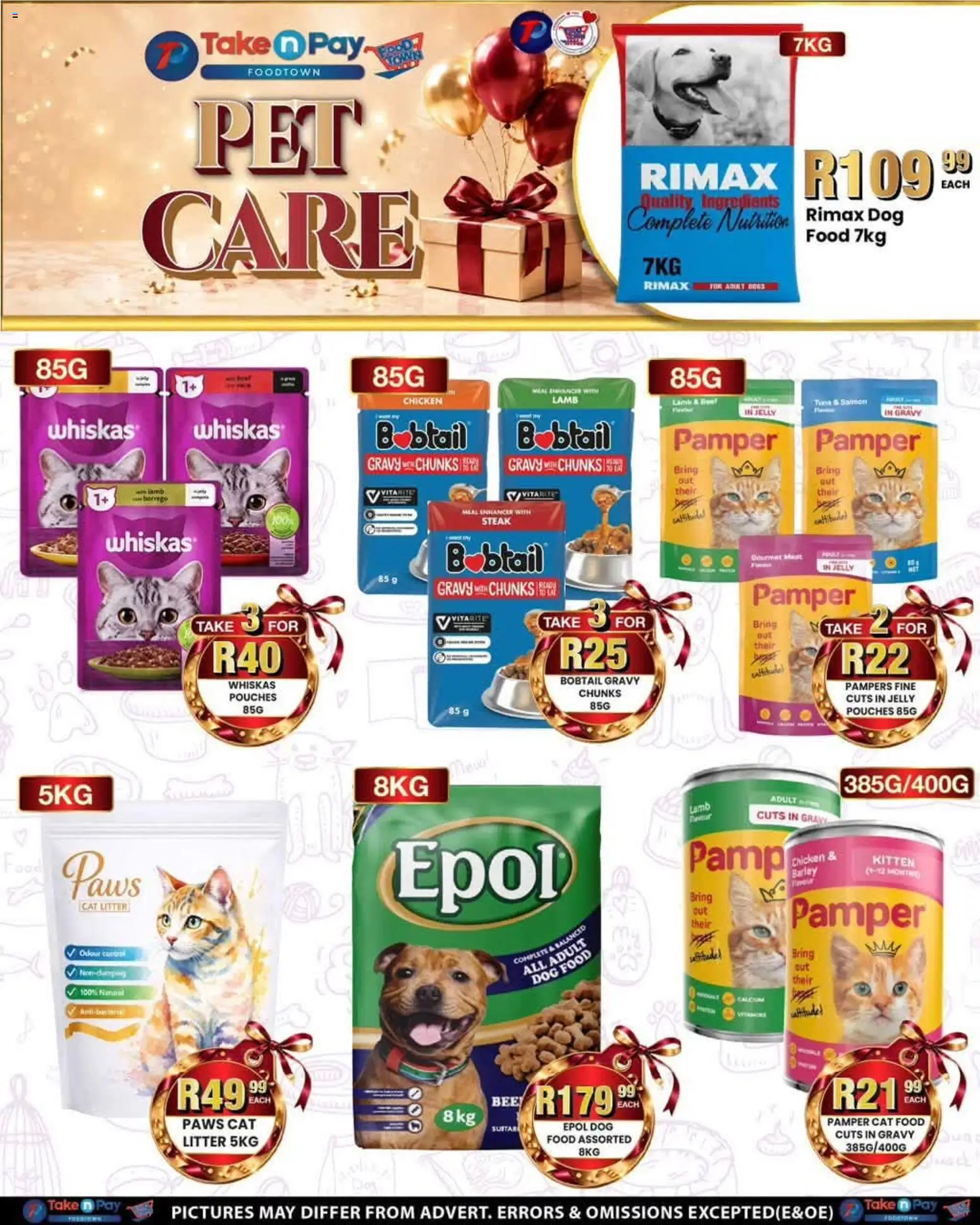 New Take n Pay catalogue – valid from 24/08/2026 | Page: 31 | Products: Pouches, Steak, Chicken, Dog food