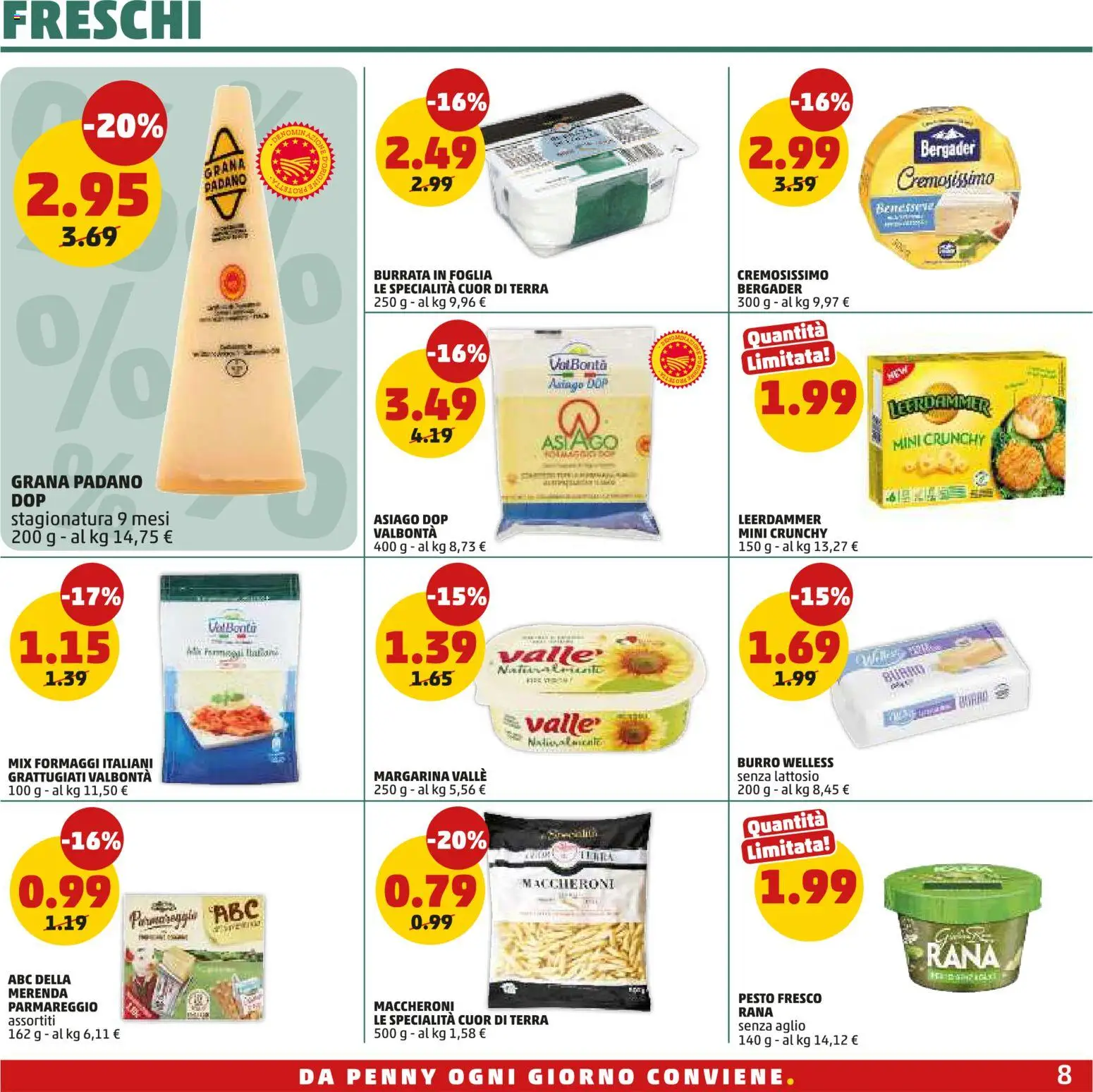 Volantino PENNY del 30/07/2026 | Pagina: 8 | Prodotti: Aglio, Burro, Pesto, Margarina