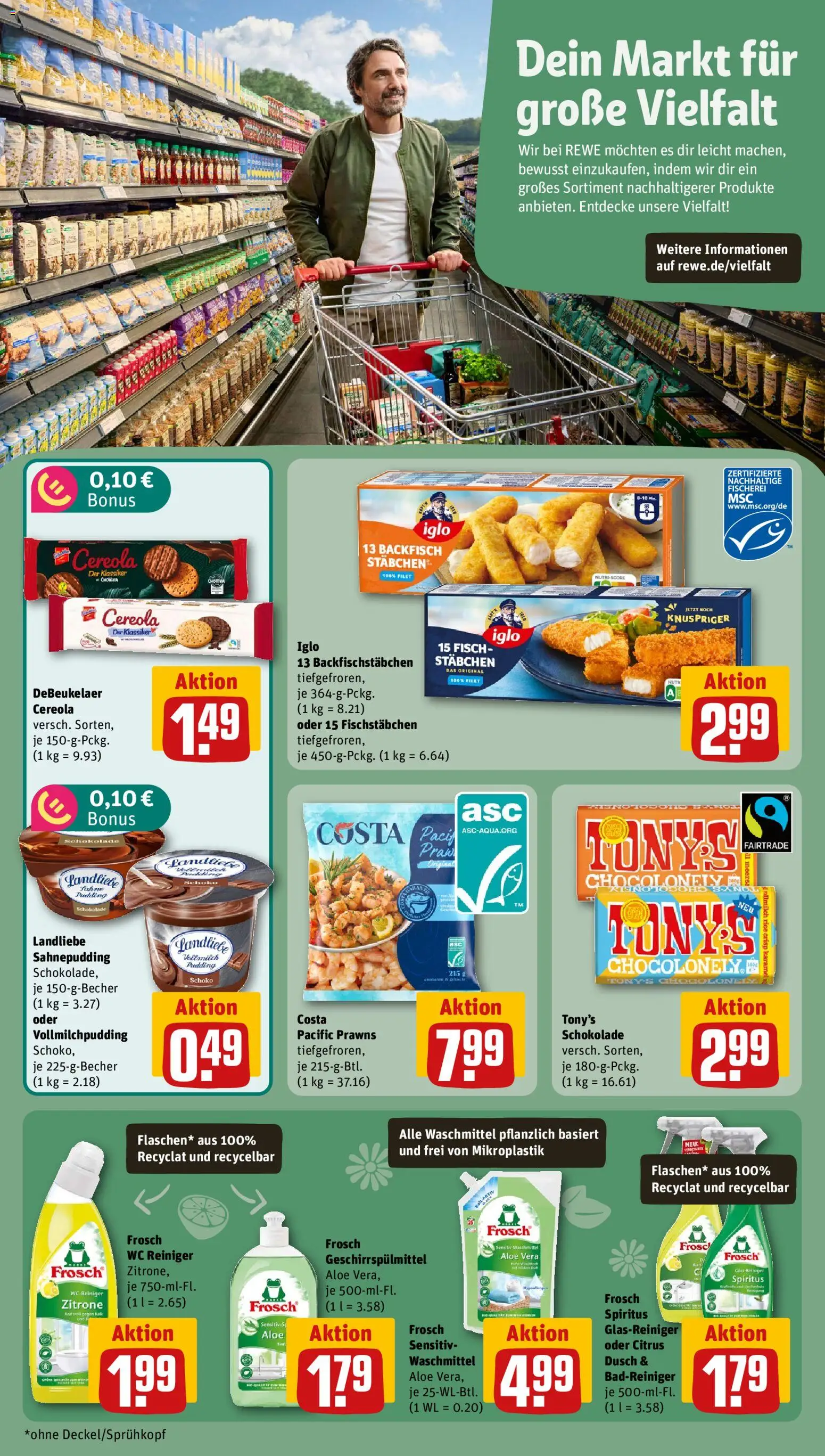 Rewe Prospekt – gültig ab 21.09.2026 | Seite: 17 | Produkte: Iglo, Fischstabchen, Geschirrspülmittel, Zitrone