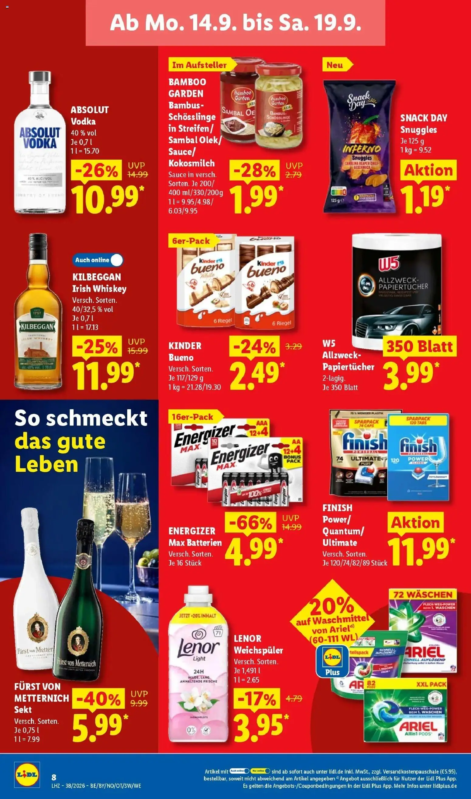 Lidl Prospekt Hof-innenstadt (ab 14.09.2026) zum Blättern » Angebote | Seite: 16