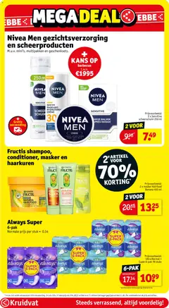 Kruidvat folder week 20 - Voorbeeld van een folder van Kruidvat, geldig van 12.05.2026 | Pagina: 35 | Producten: Alcohol, Crème, Scheerschuim, Kan