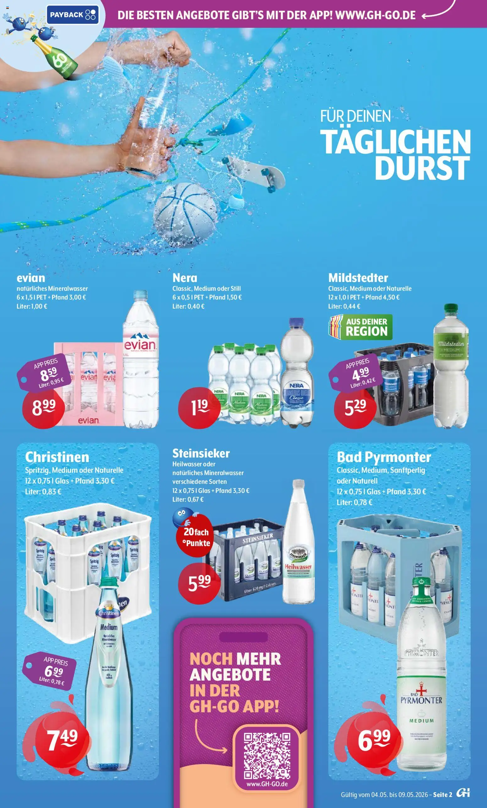 Getränke Hoffmann - Hamburg – gültig ab 04.05.2026 | Seite: 2 | Produkte: Bad, Mineralwasser