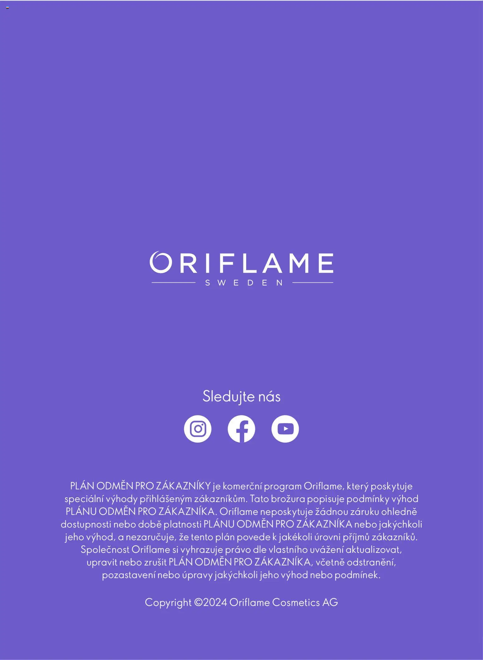Oriflame katalog Plán odměn pro zákazníky od 21.07.2026 | Strana: 12