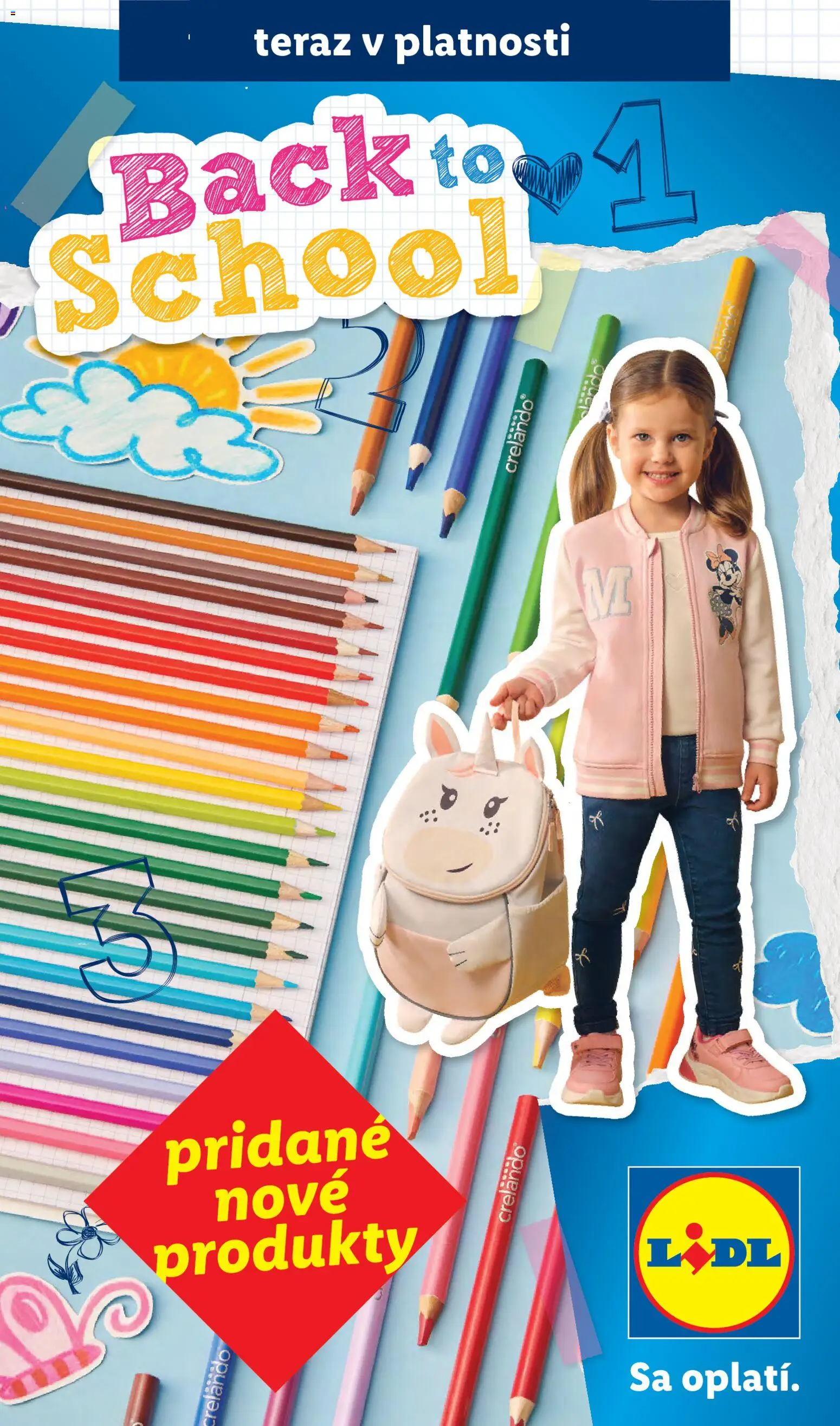 Lidl Pondelok, 20 Júla Back to School Veľké Úspory