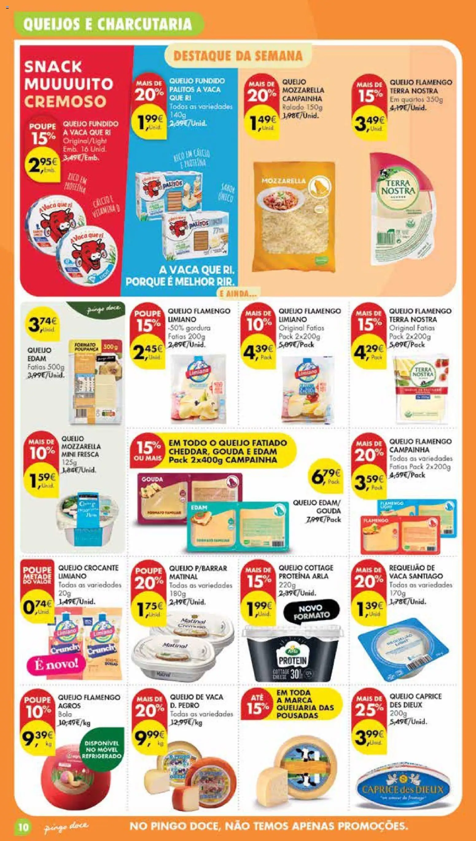Pingo Doce Poupe Esta Semana Madeira │ válido de 08/09/2026 | Página: 10 | Produtos: Campainha, Queijo fundido, Vitamina d, Proteina