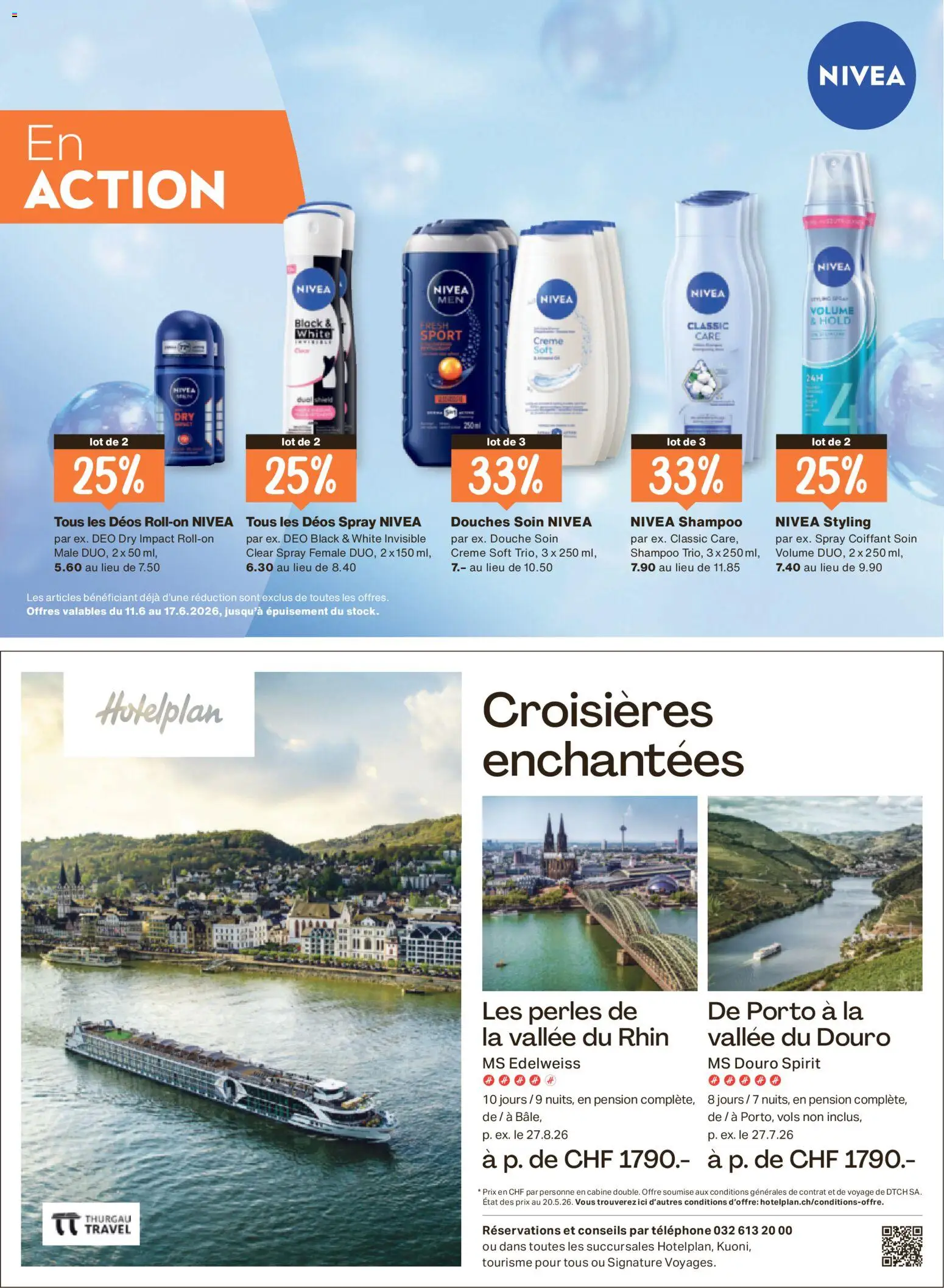 Migros aktionen Magazine FR – gültig ab 10.06.2026 | Seite: 52 | Produkte: Shampoo, Deodorant, Shower Gel, Creme