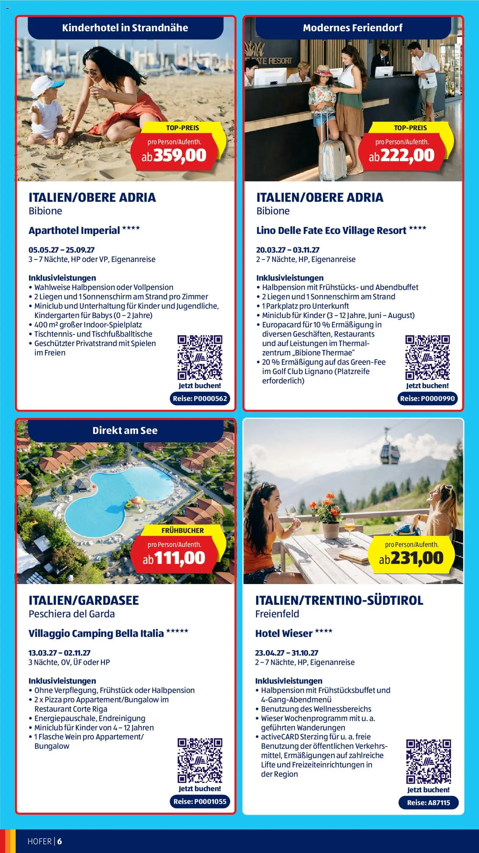 Hofer WINTERURLAUB gültig ab 28.10.2026 | Seite: 6 | Produkte: Pizza, Wein
