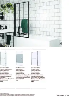 Preview of B&Q - Bathrooms valid from 16.12.2025 | Page: 155 | Products: Bath, Mirror, Towel