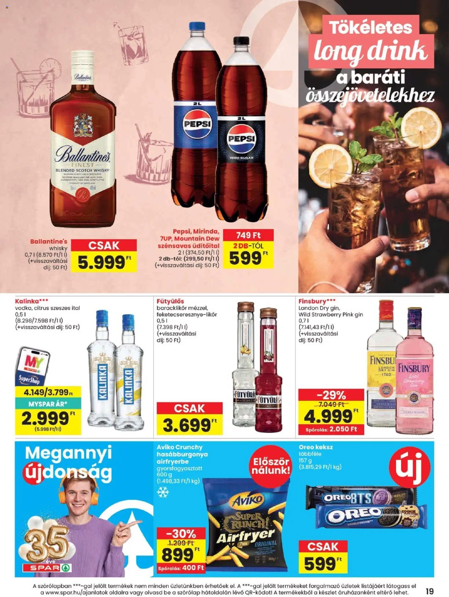 Spar akciós ujság - amely érvényes a következő dátumtól: 2026.09.10. | Oldal: 19