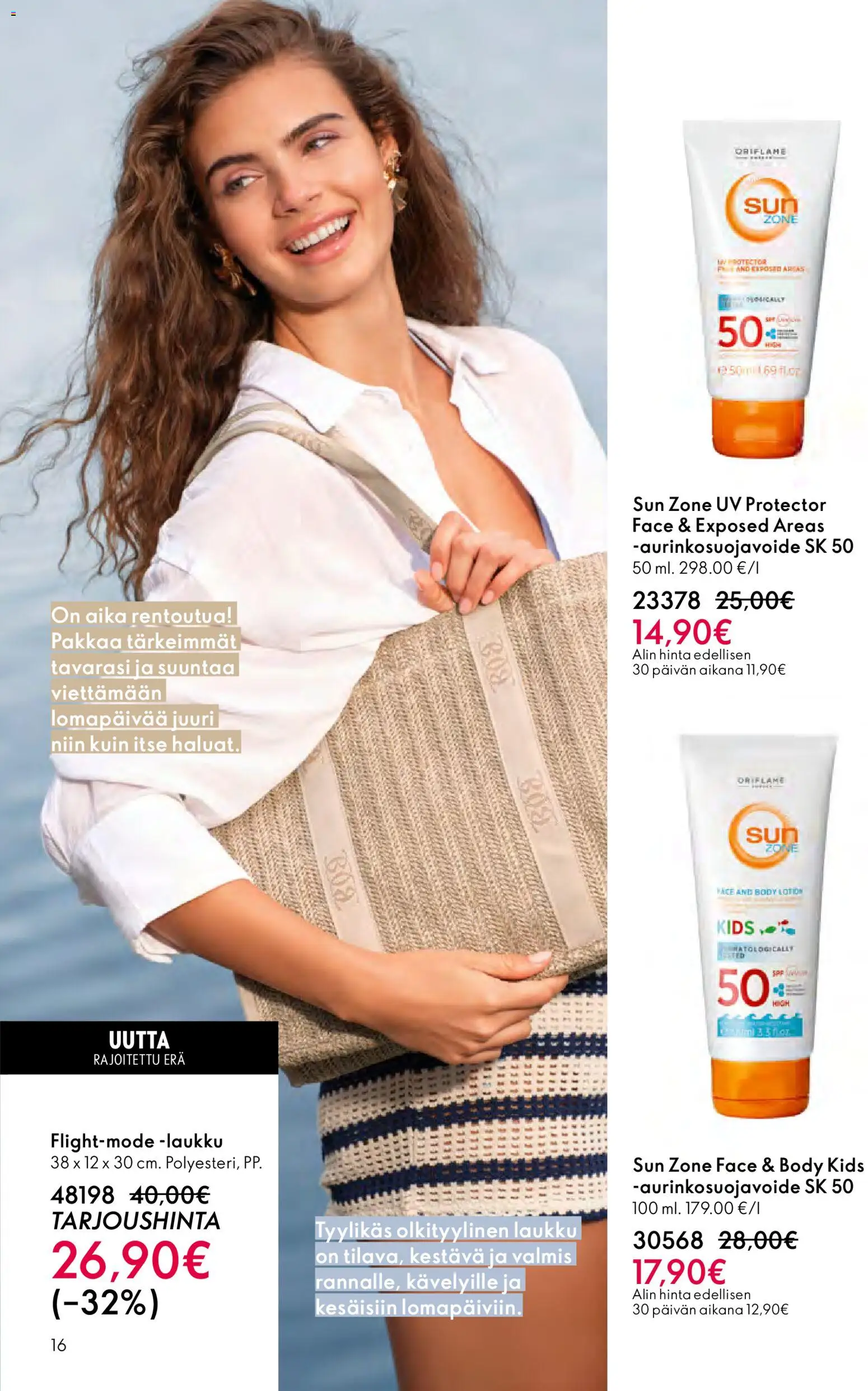 Oriflame - Esite 08 – voimassa 03.06.2026 alkaen | Sivu: 16 | Tuotteet: Laukku