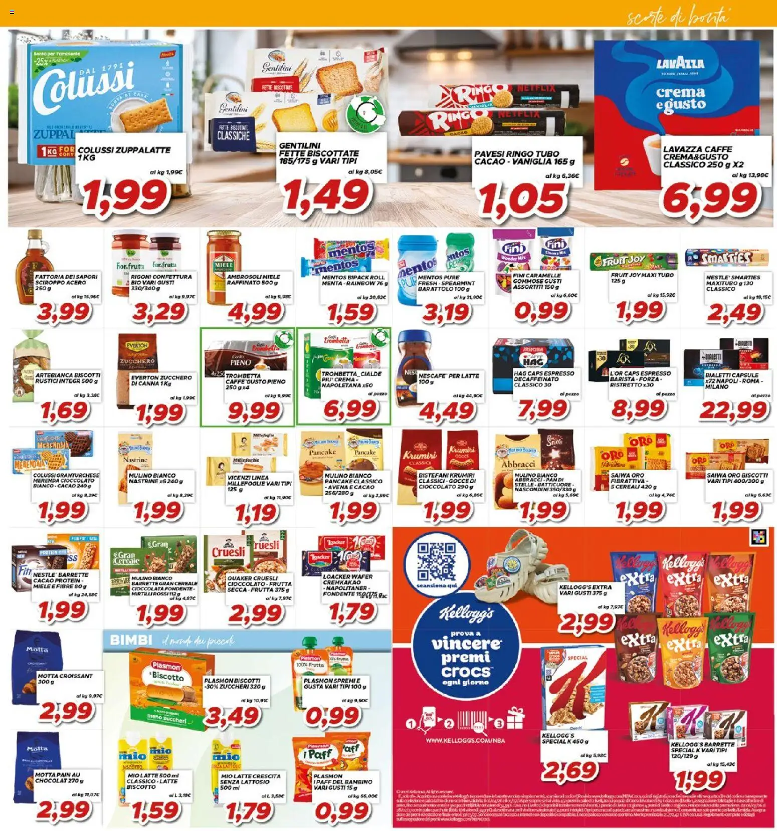 Volantino Ma Supermercati del 10/07/2026 | Pagina: 13 | Prodotti: Caffè, Cioccolato, Frutta, Rustici